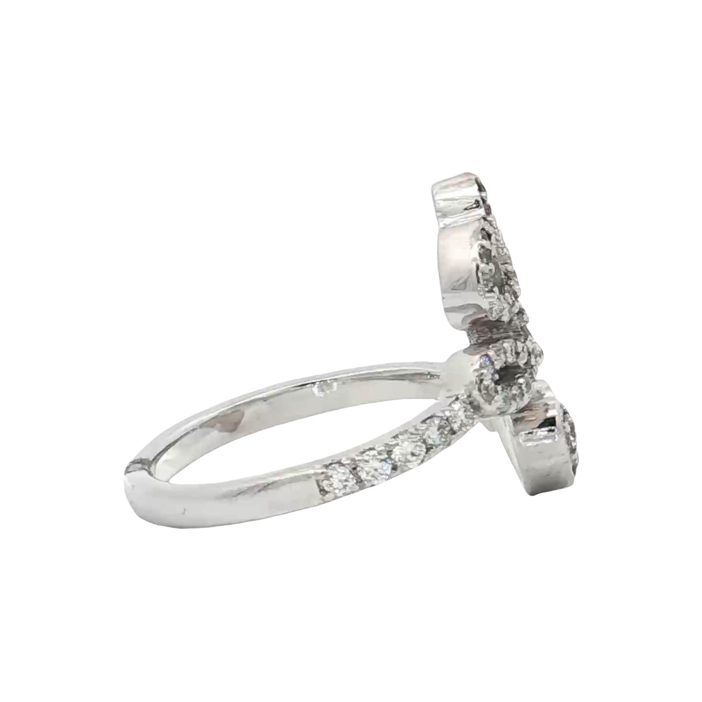 White Gold Diamond Fashion Ring