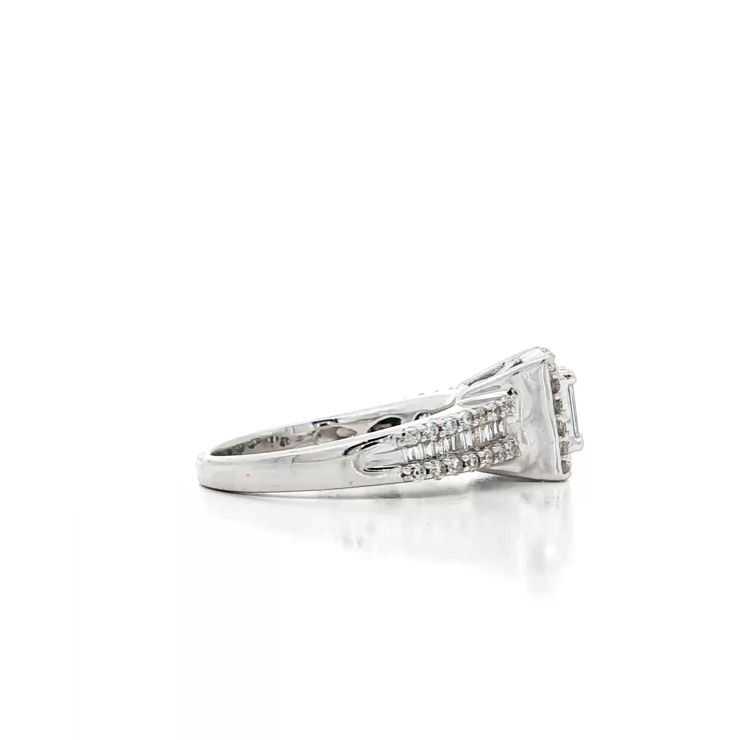 White Gold Diamond Bridal Ring