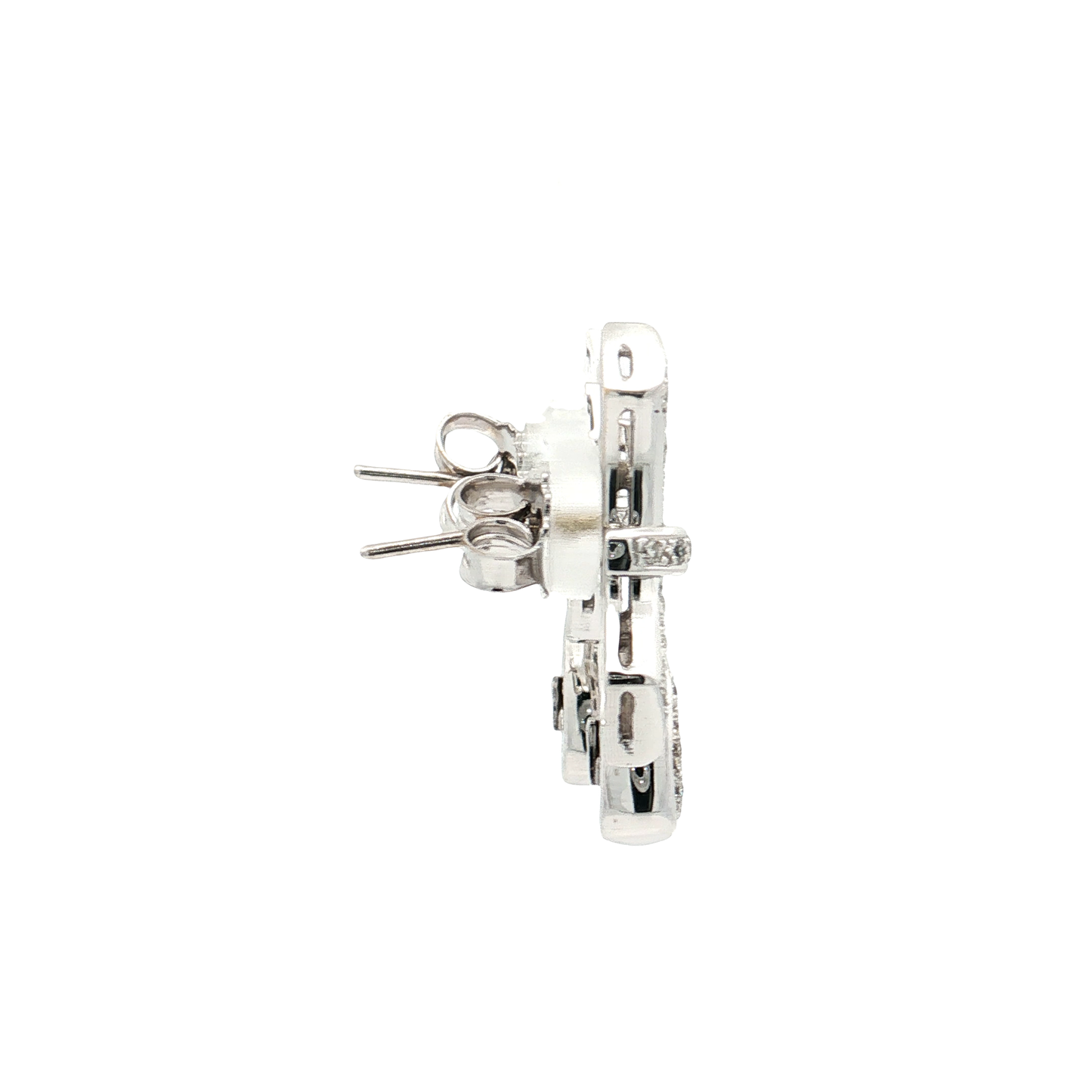 White Gold Diamond Earrings