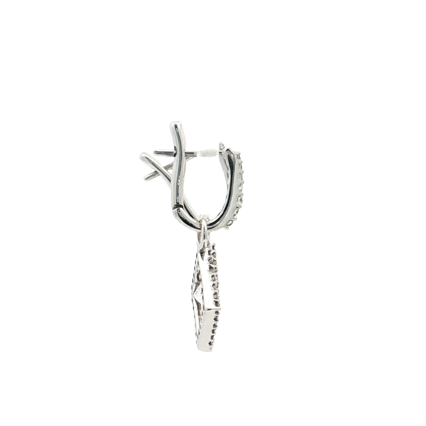 White Gold Diamond Earrings