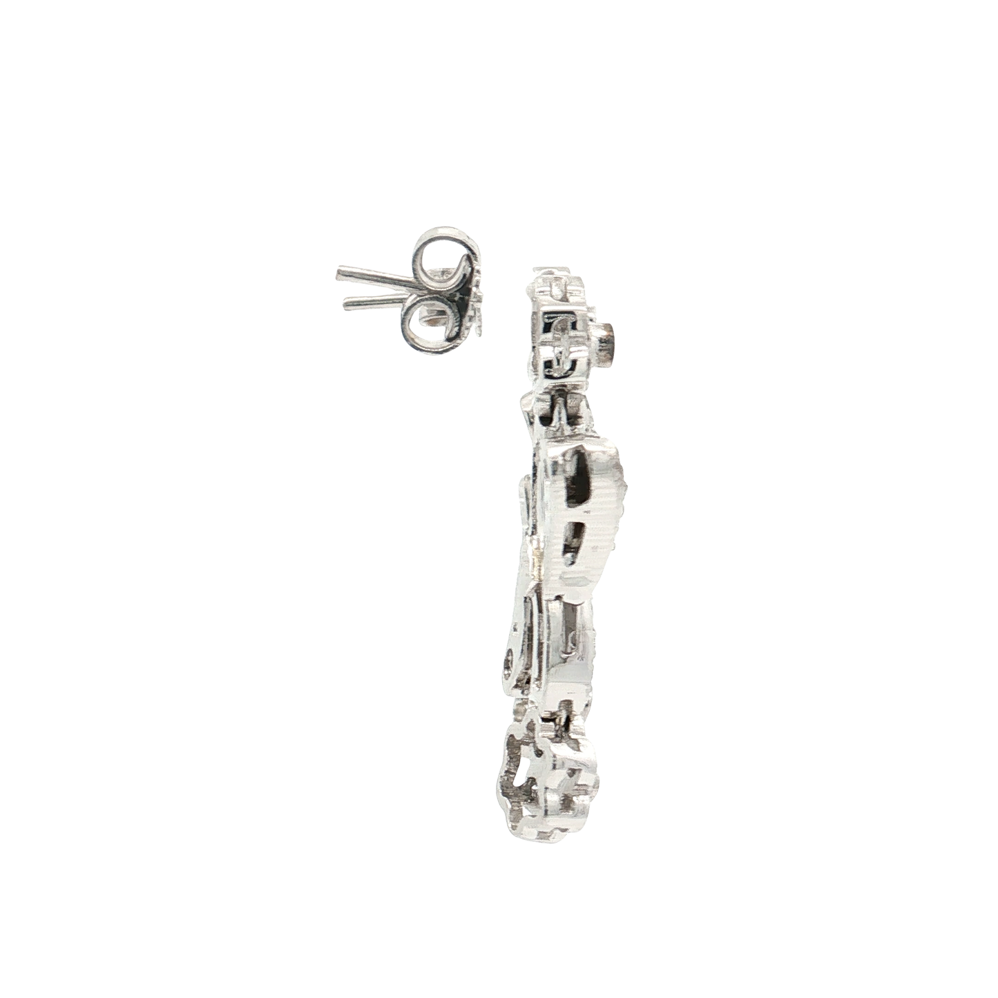 White Gold Diamond Earrings