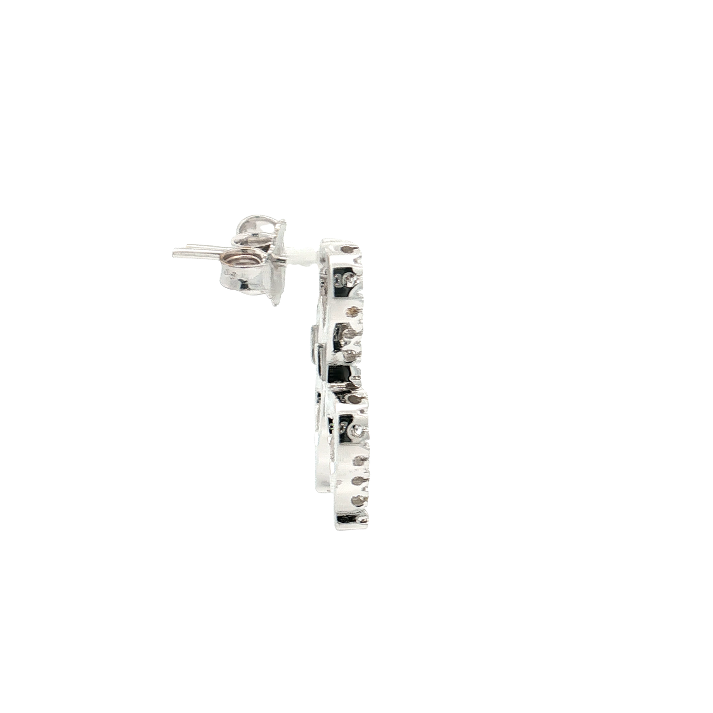 White Gold Diamond Earrings
