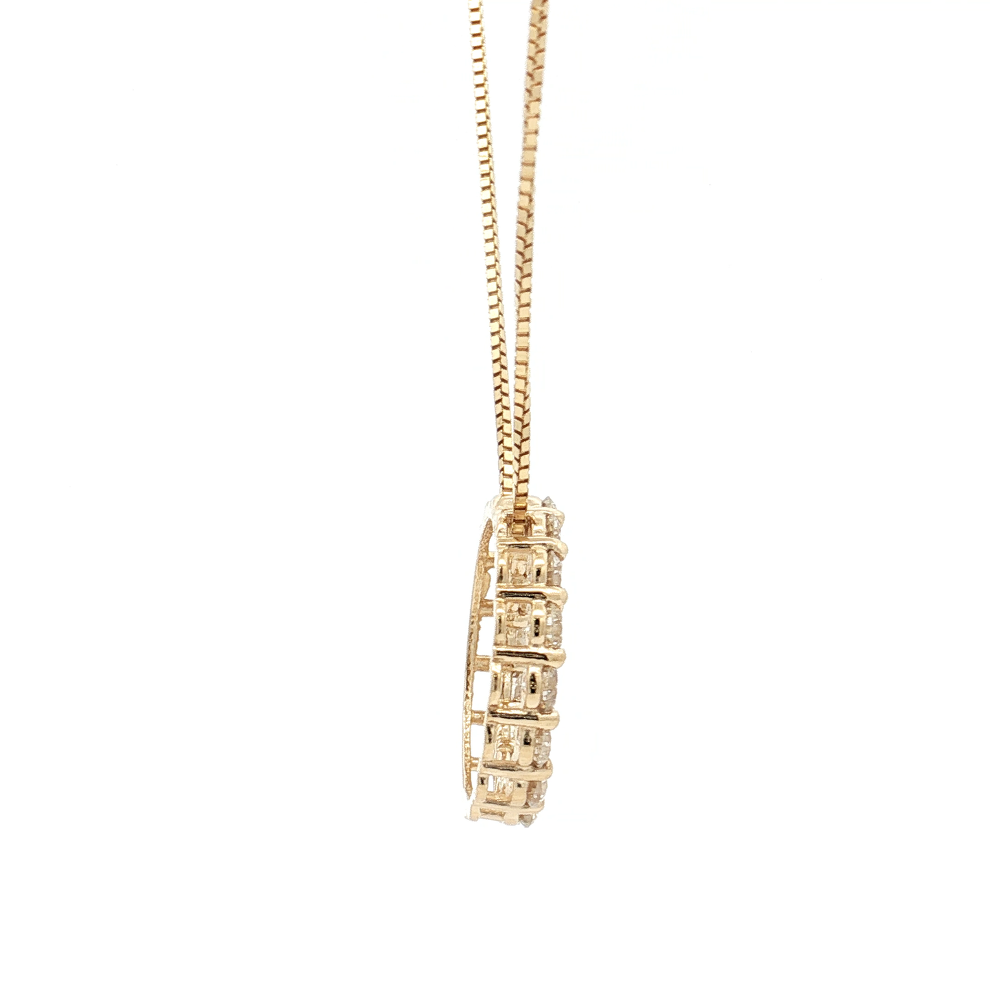 Yellow Gold Diamond Pendant