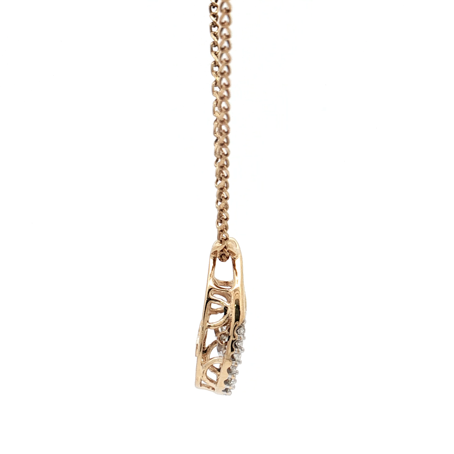 Yellow Gold Diamond Pendant