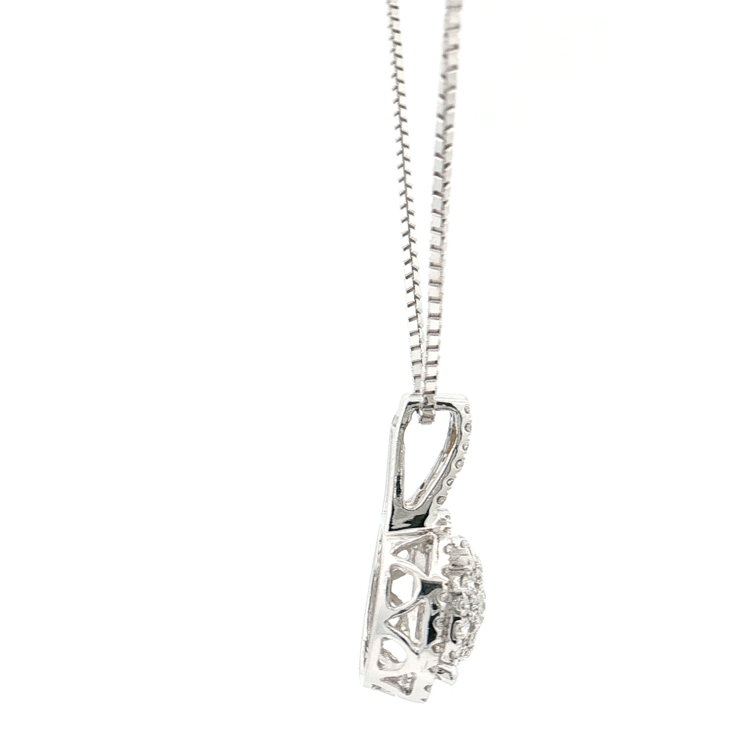 White Gold Diamond Pendant