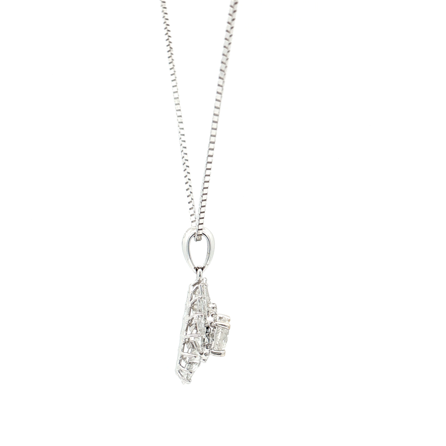 White Gold Diamond Pendant