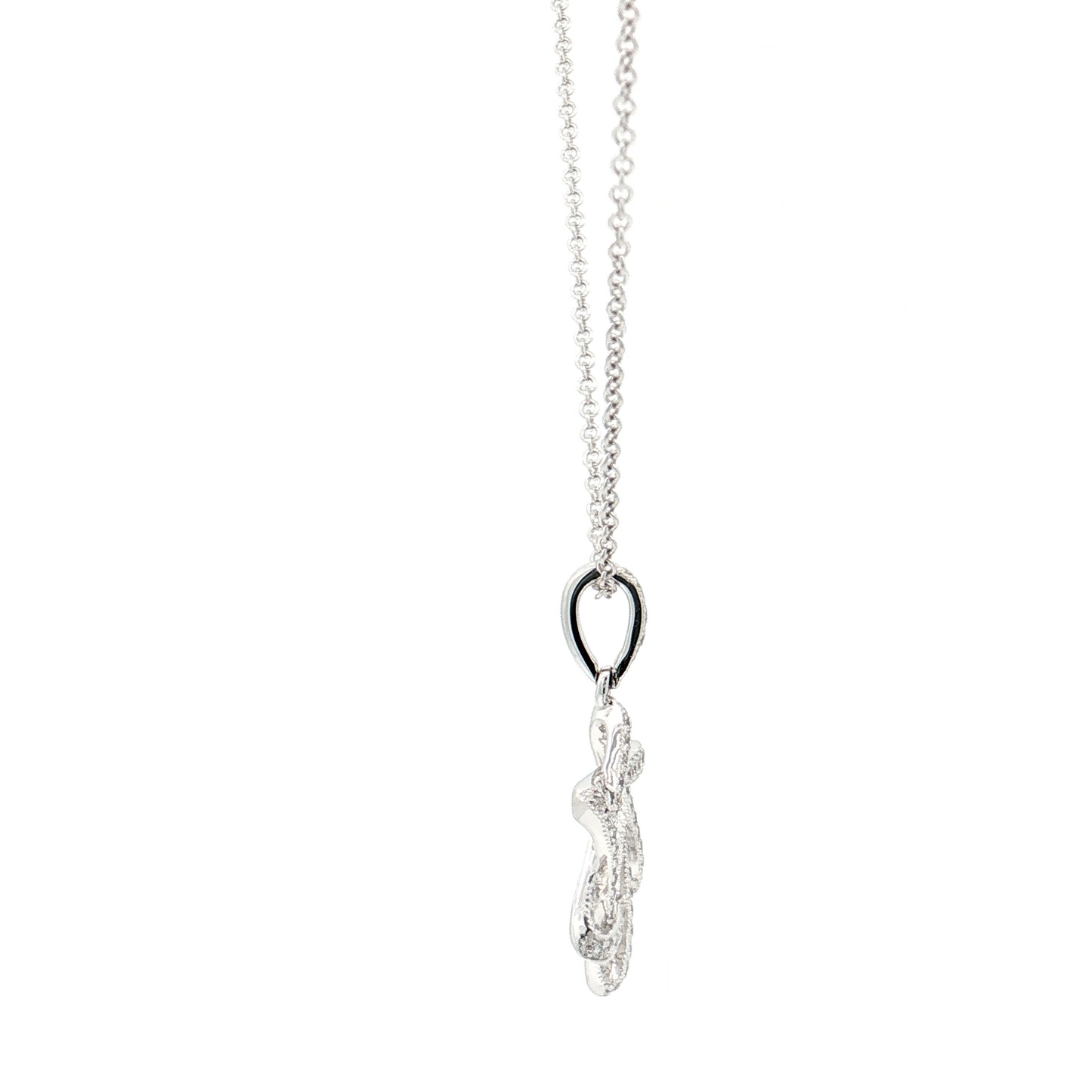 White Gold Diamond Pendant