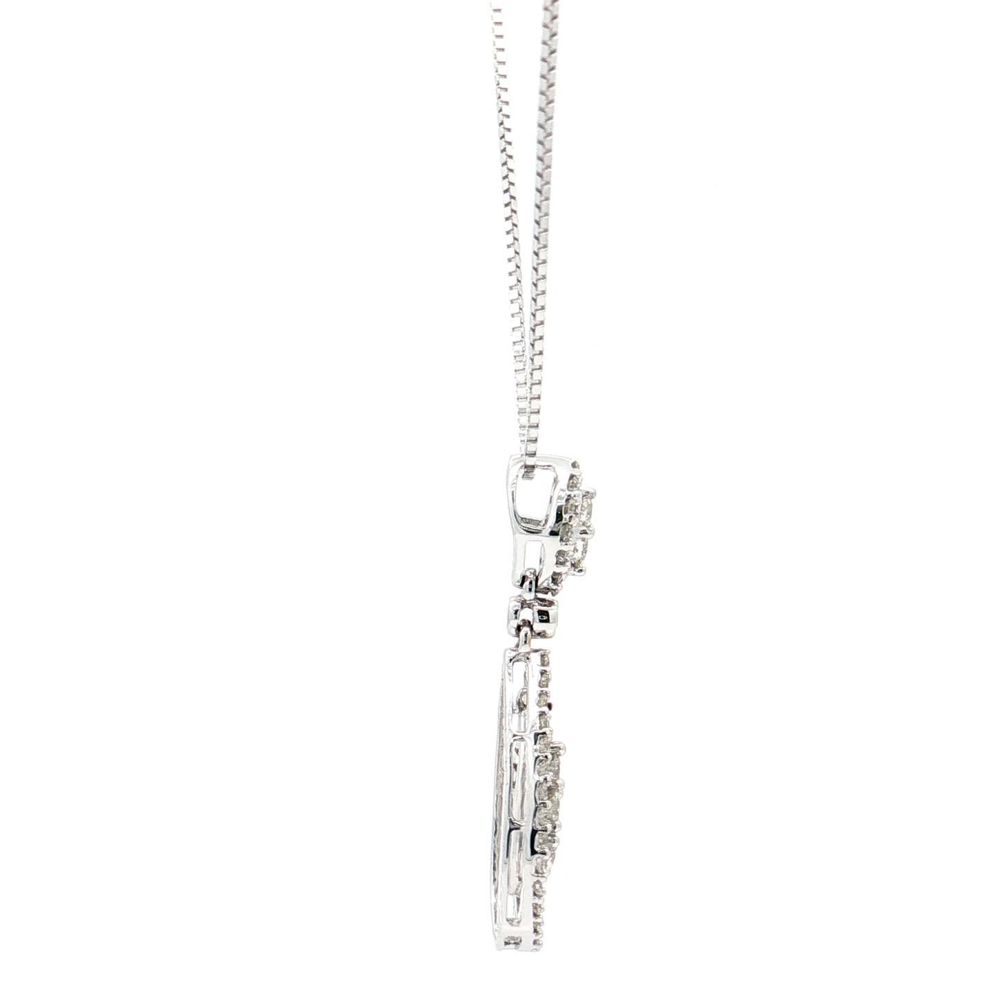 White Gold Diamond Pendant