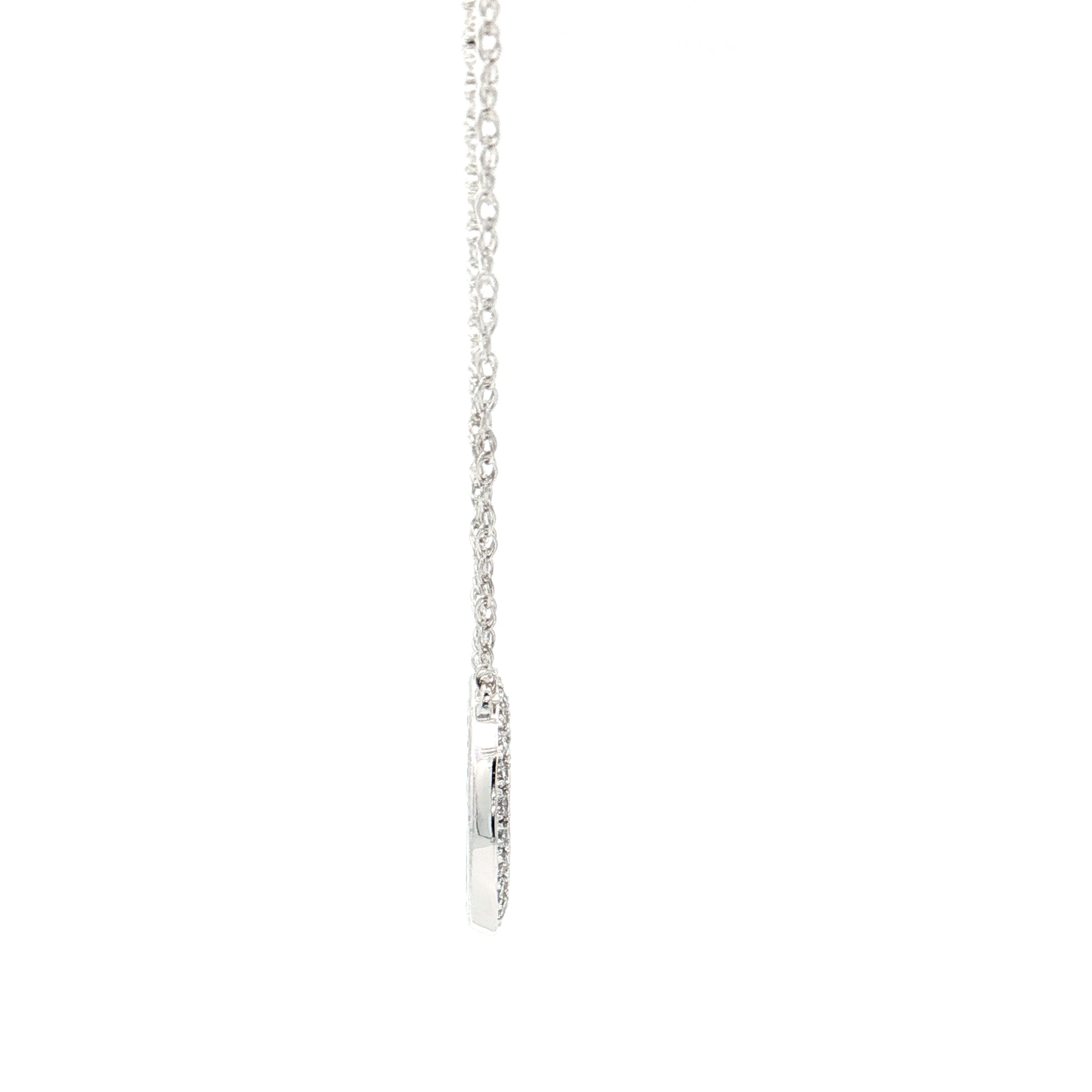 White Gold Diamond Pendant
