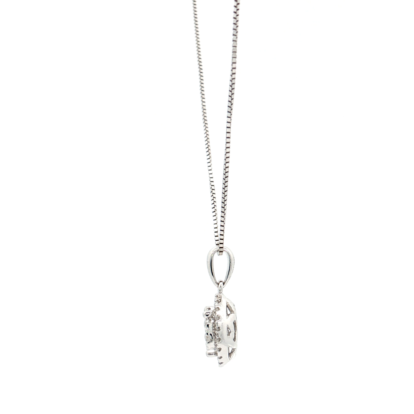 White Gold Diamond Pendant
