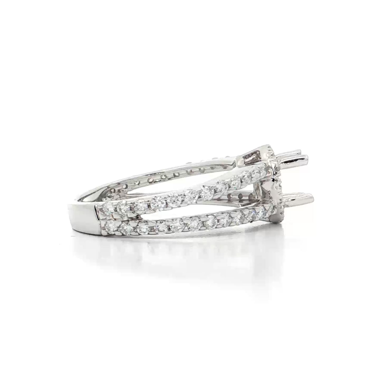 White Gold Diamond Bridal Setting