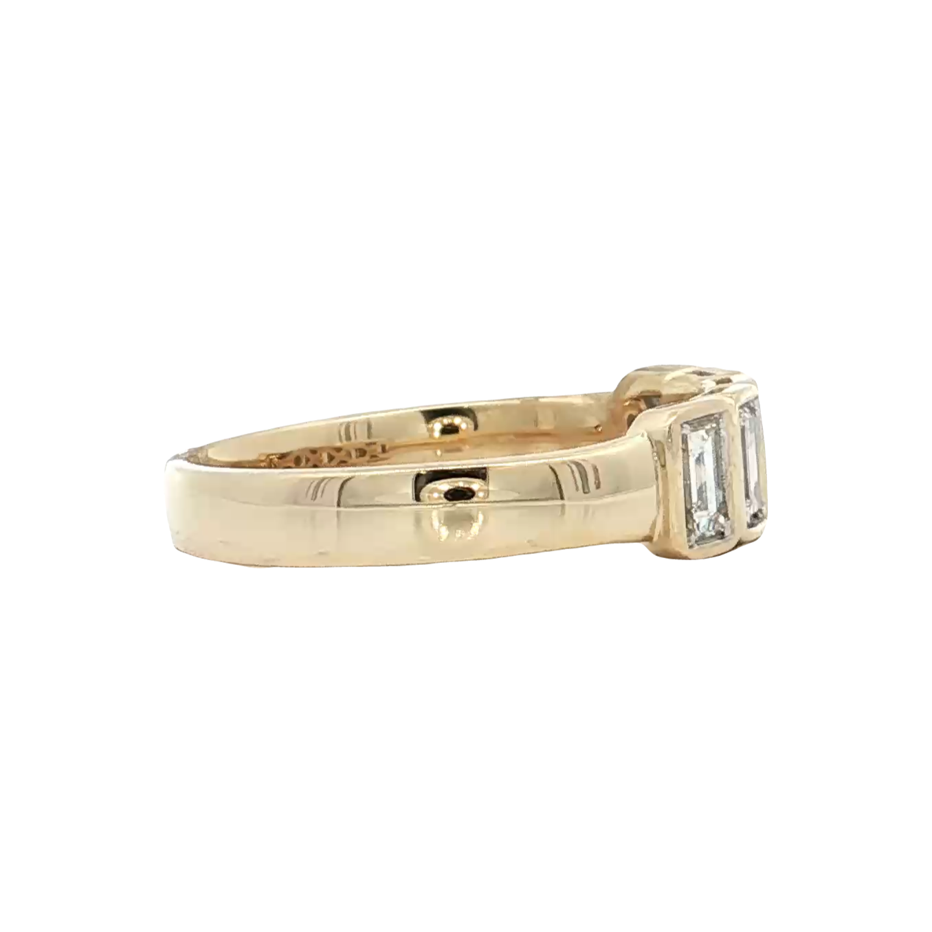 Yellow gold Diamond Wedding Band