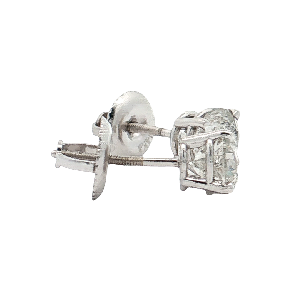 White Gold Diamond Studs