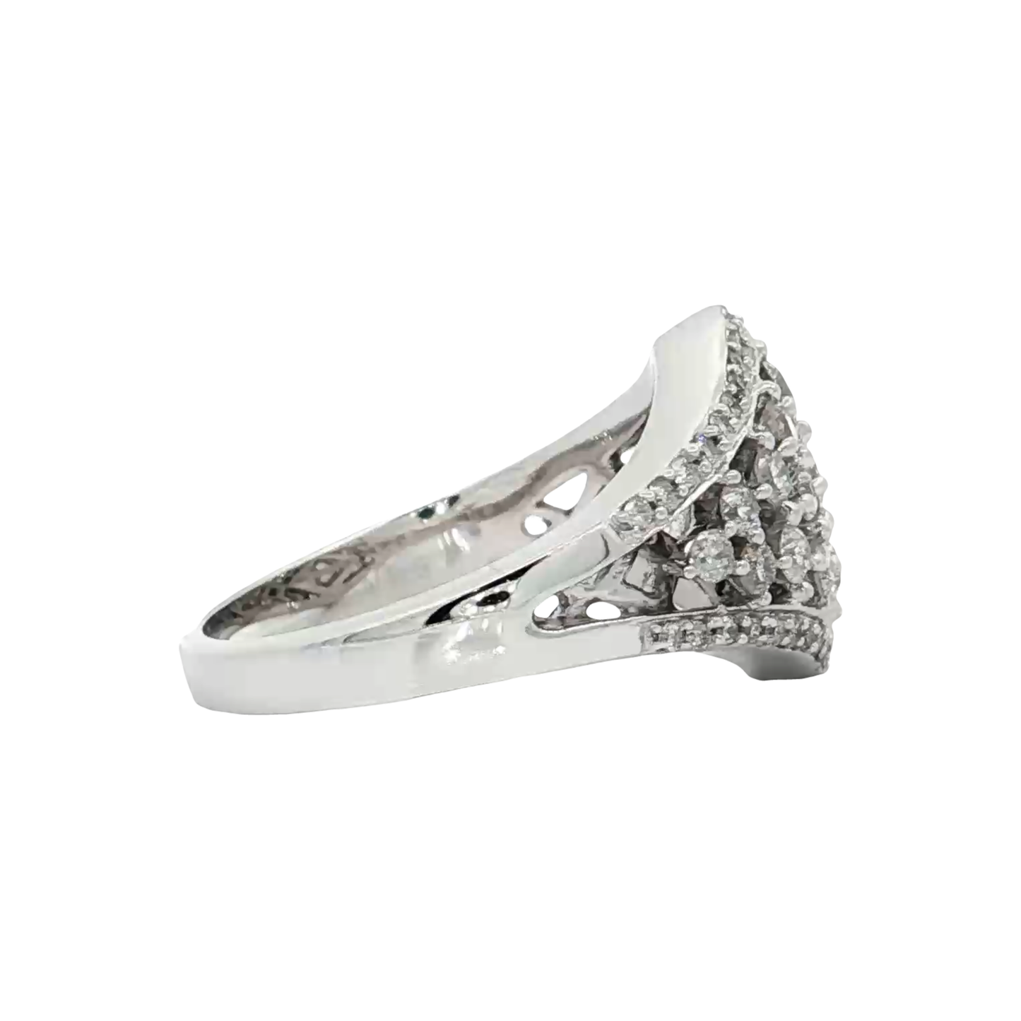 White Gold Diamond Fashion Ring