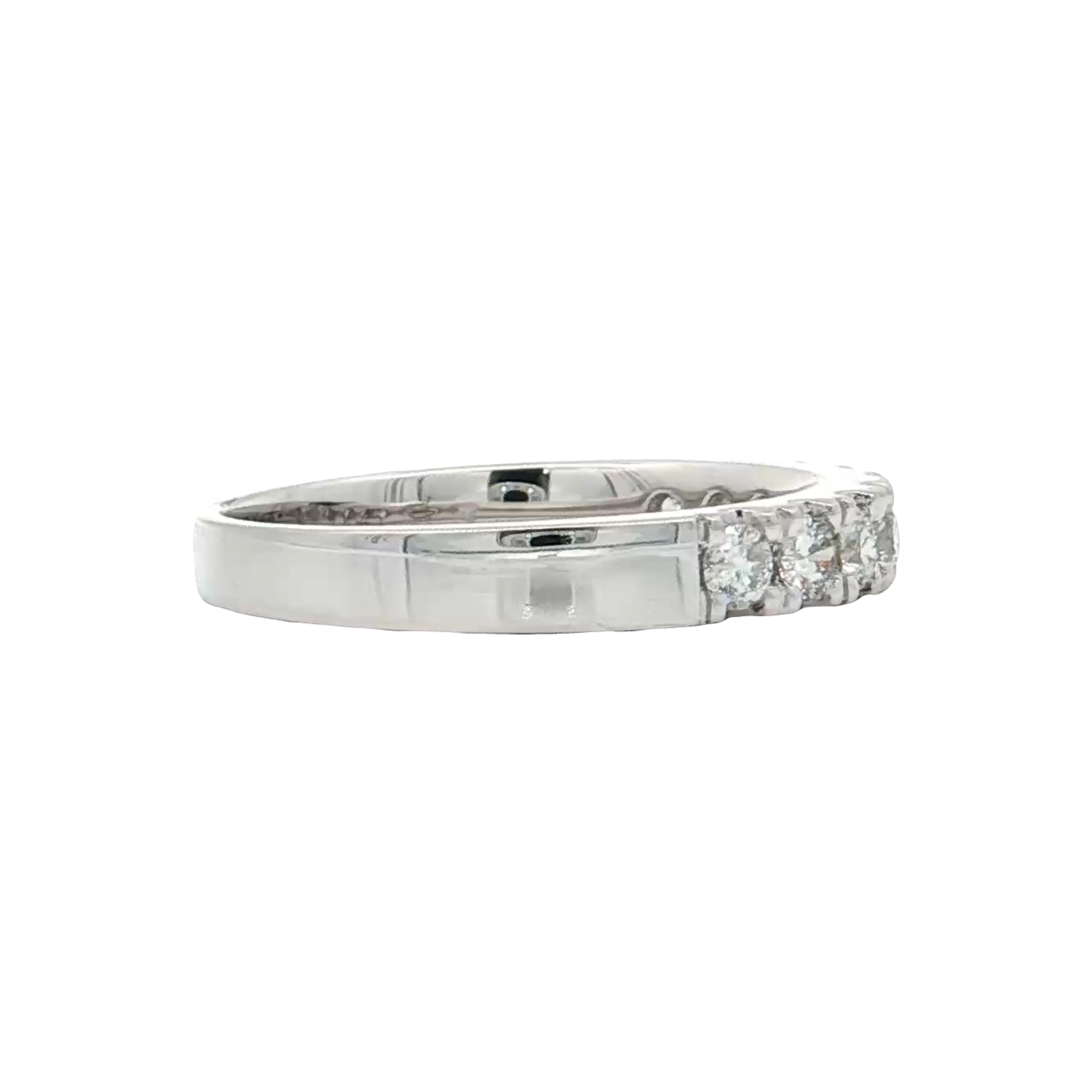 White Gold Diamond Wedding Band