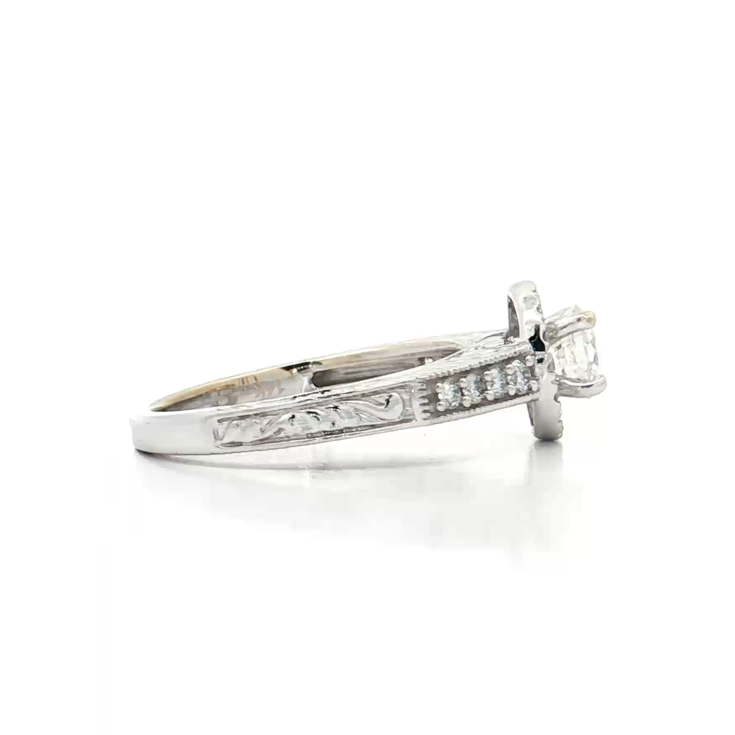 White Gold diamond Bridal Ring