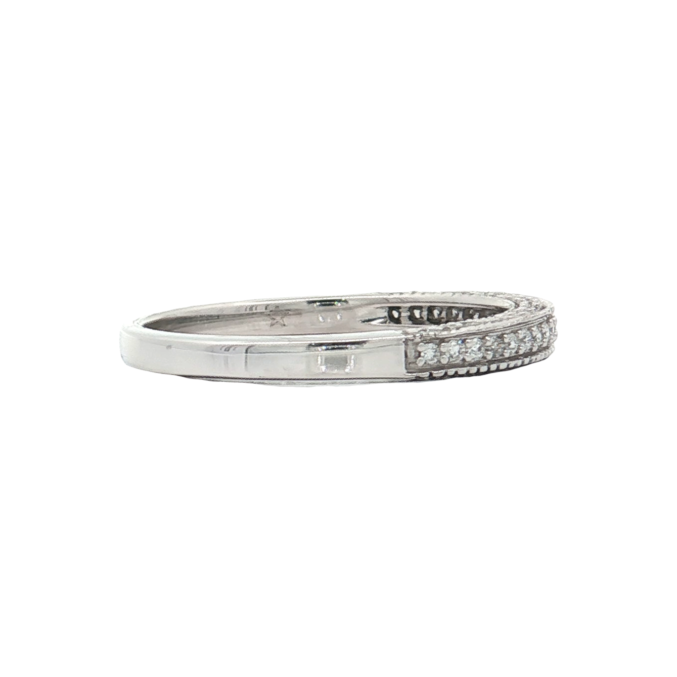 White Gold Diamond Wedding Band