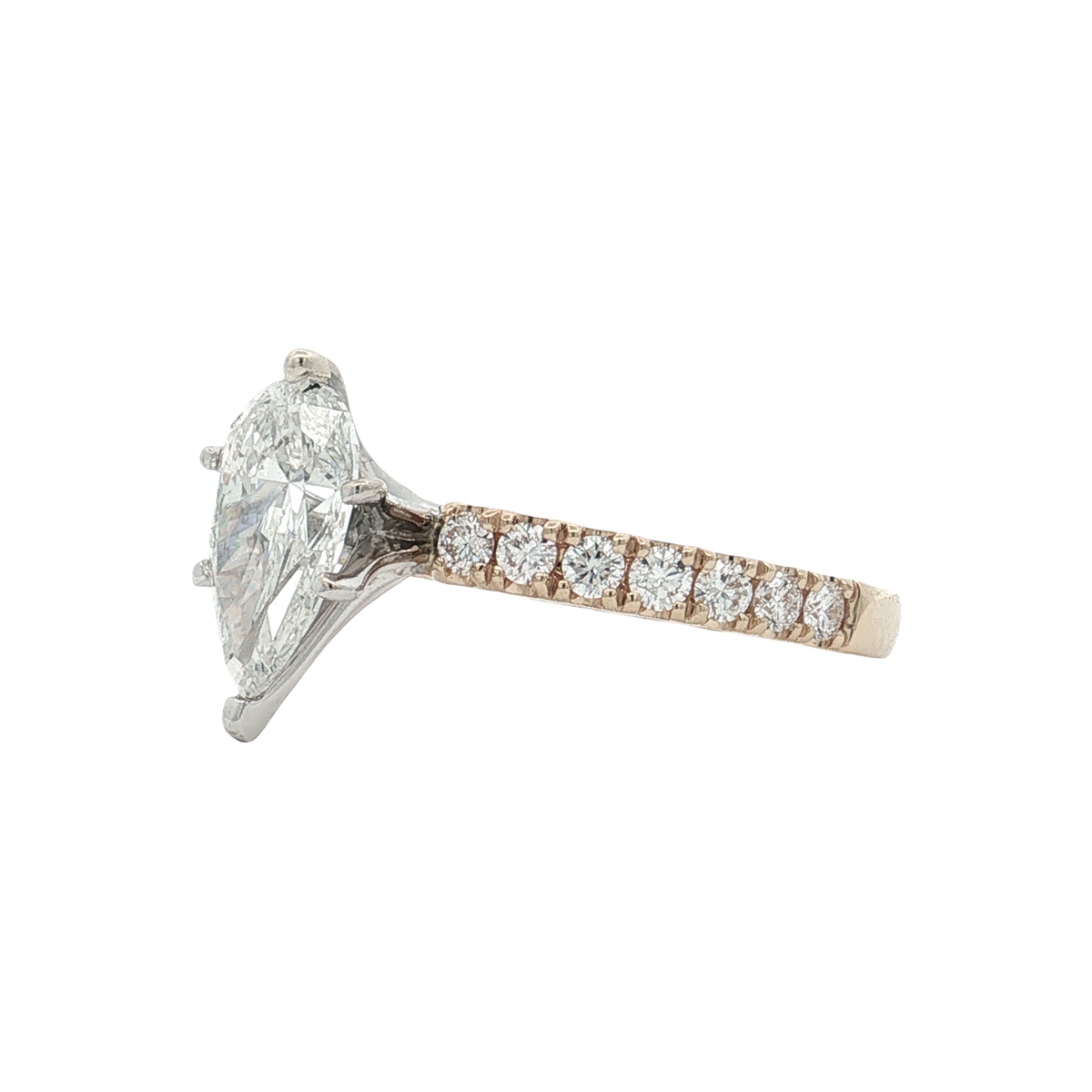 Yellow Gold Lab-Diamond Ring
