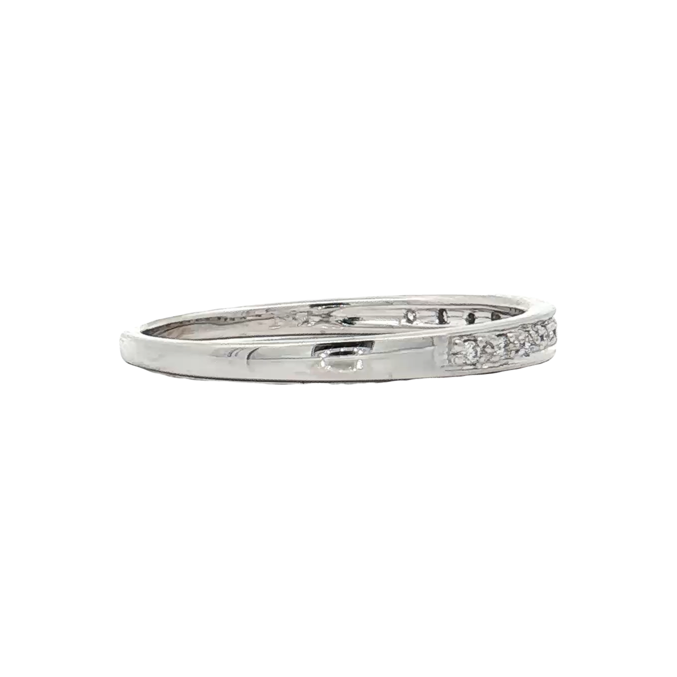 White Gold Diamond Wedding Band