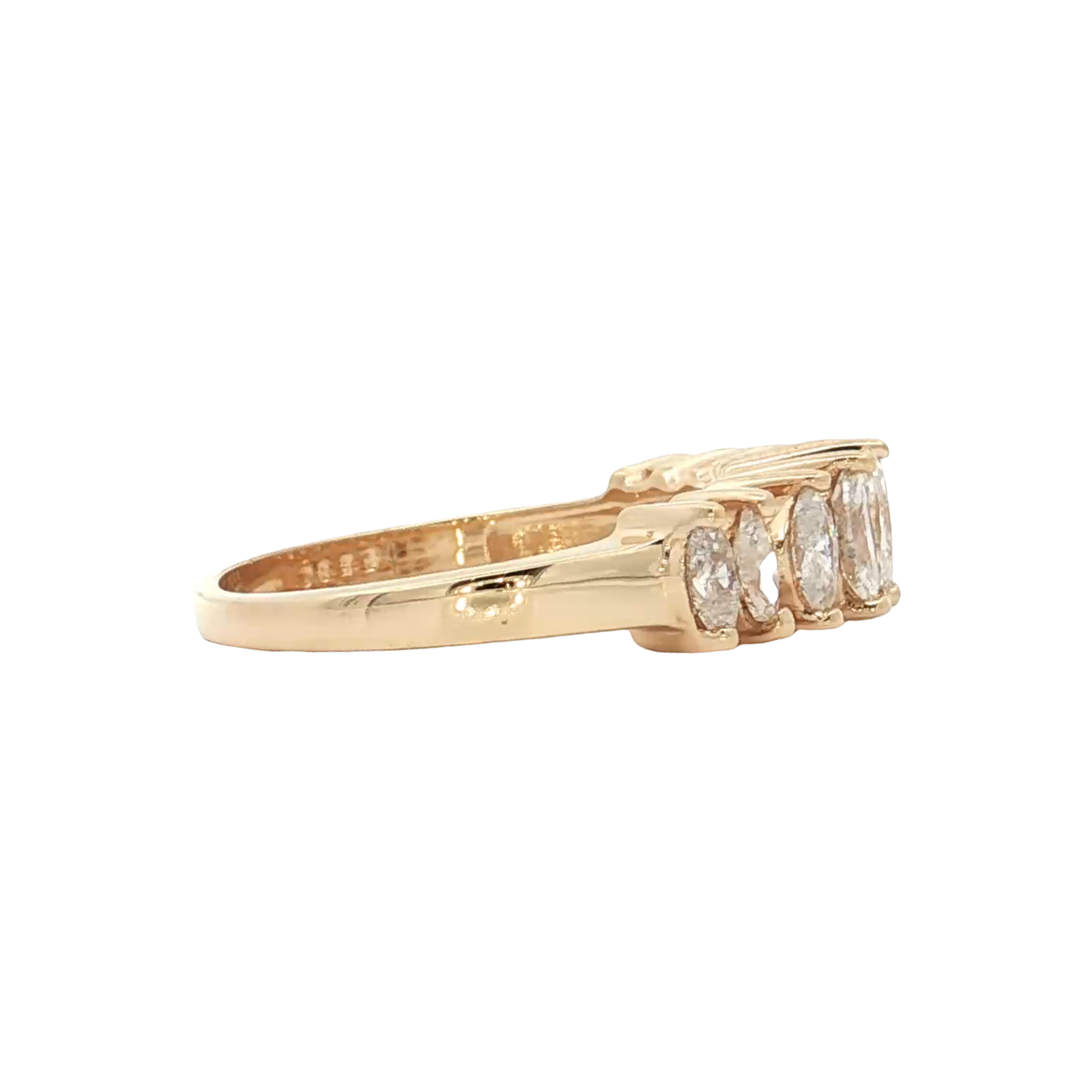 Yellow Gold Diamond Fashion Ring