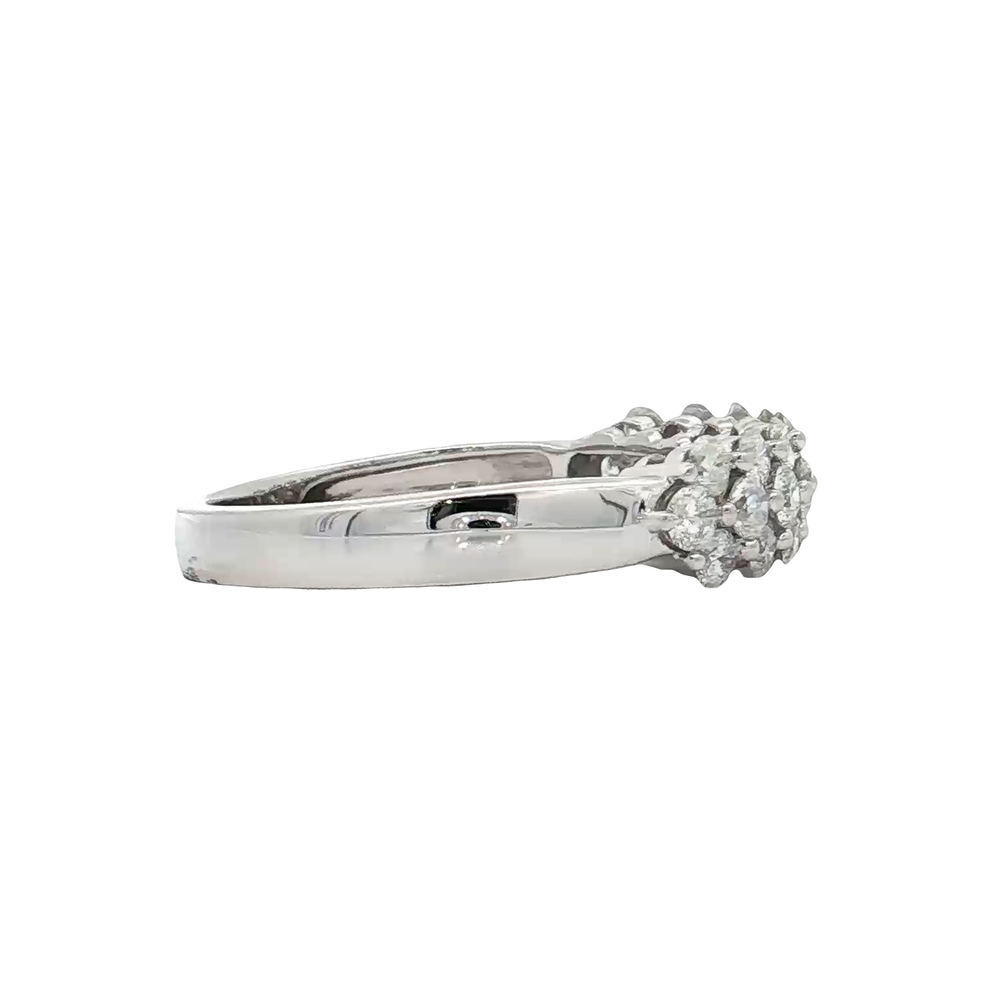 White Gold Diamond Fashion Ring