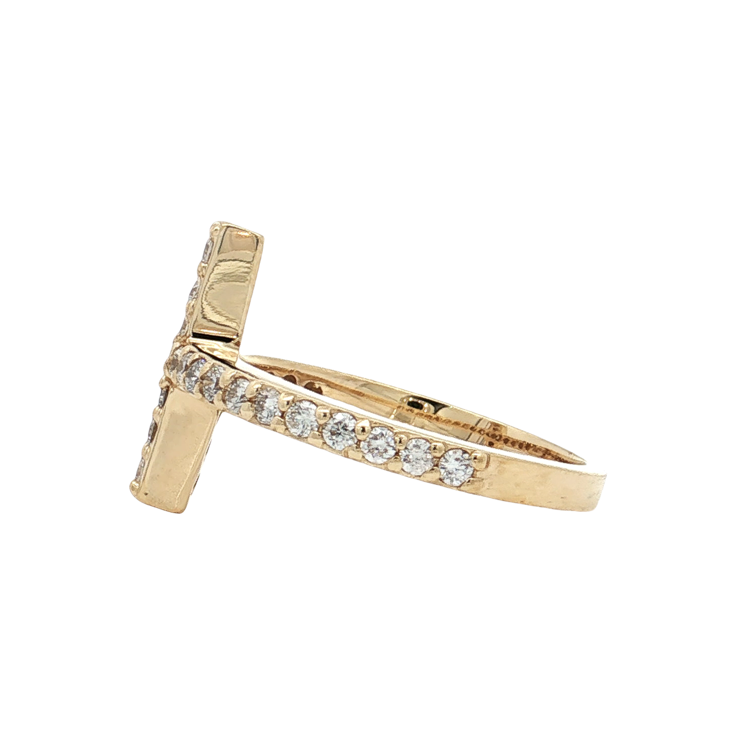 Yellow Gold Diamond Fashion Ring