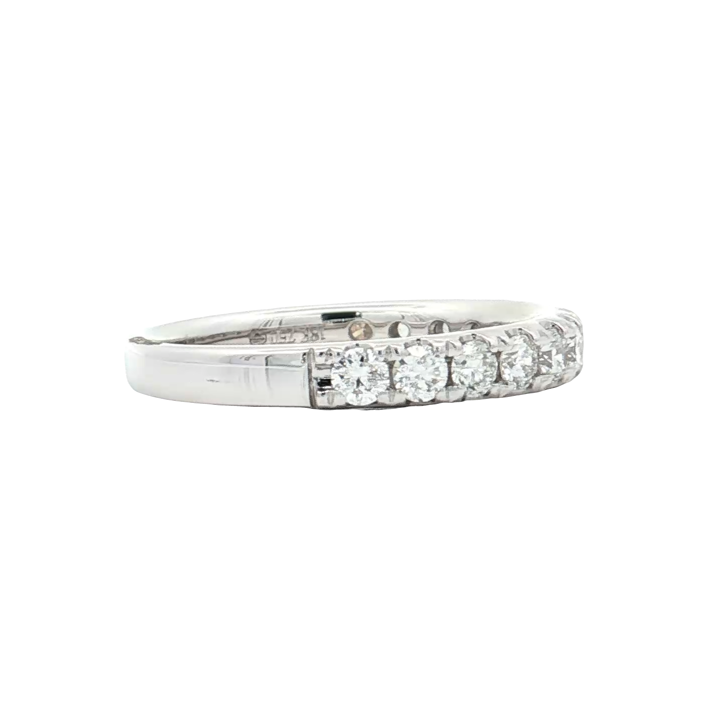 White Gold Diamond Wedding Band