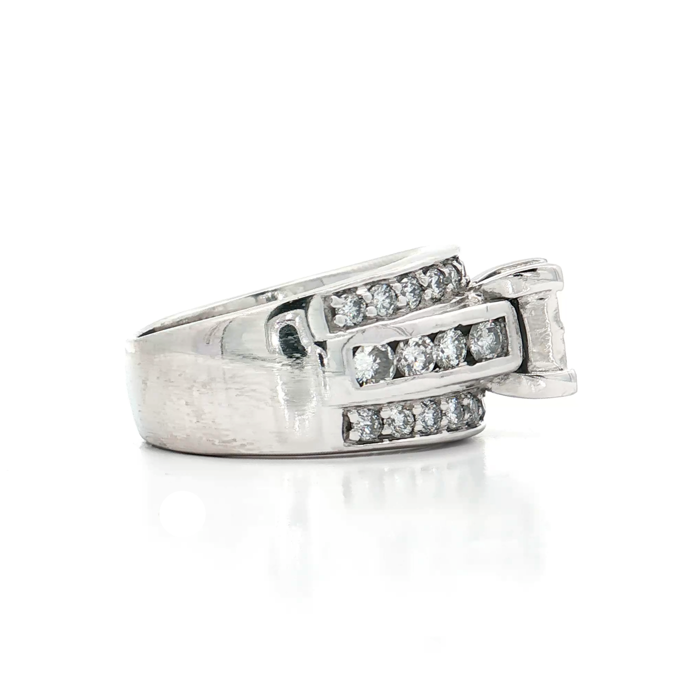 White Gold Diamond Bridal Ring