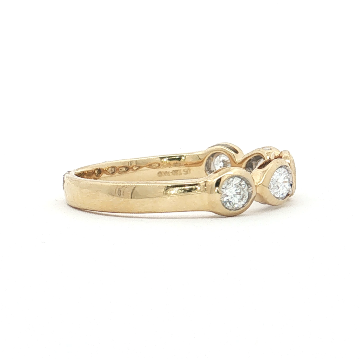 Yellow Gold Diamond Wedding Band