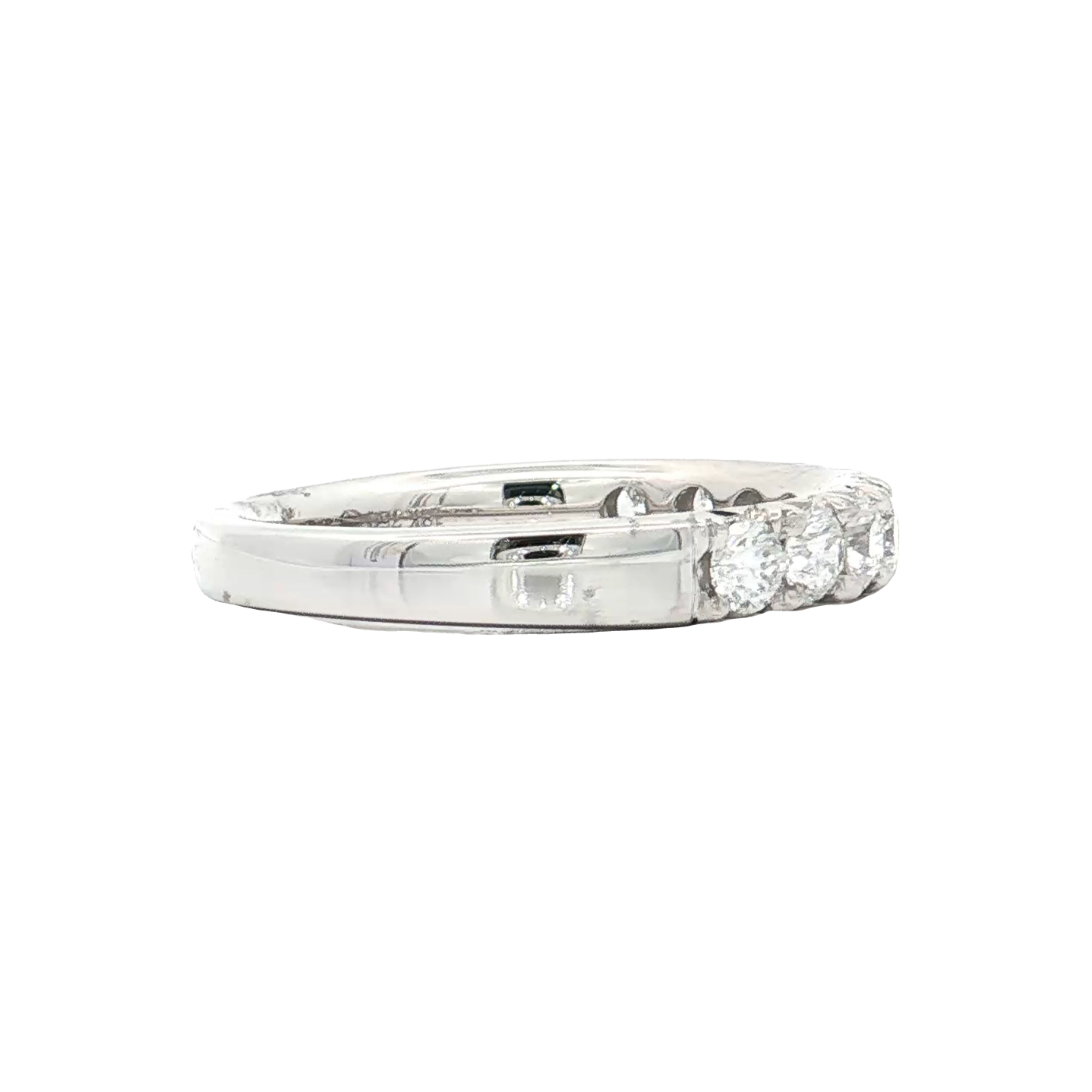 White Gold Diamond Wedding Band