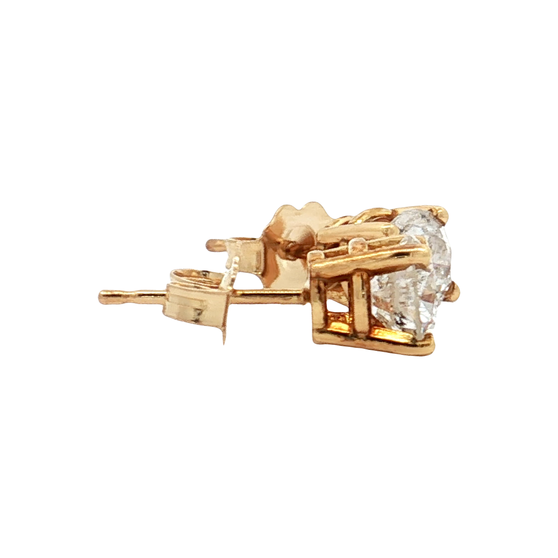 Yellow Gold Diamond Studs