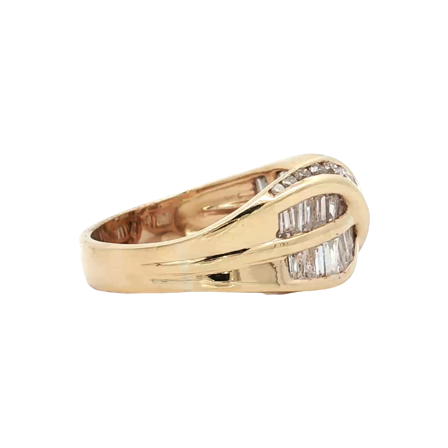 Yellow Gold Diamond Fashion Ring