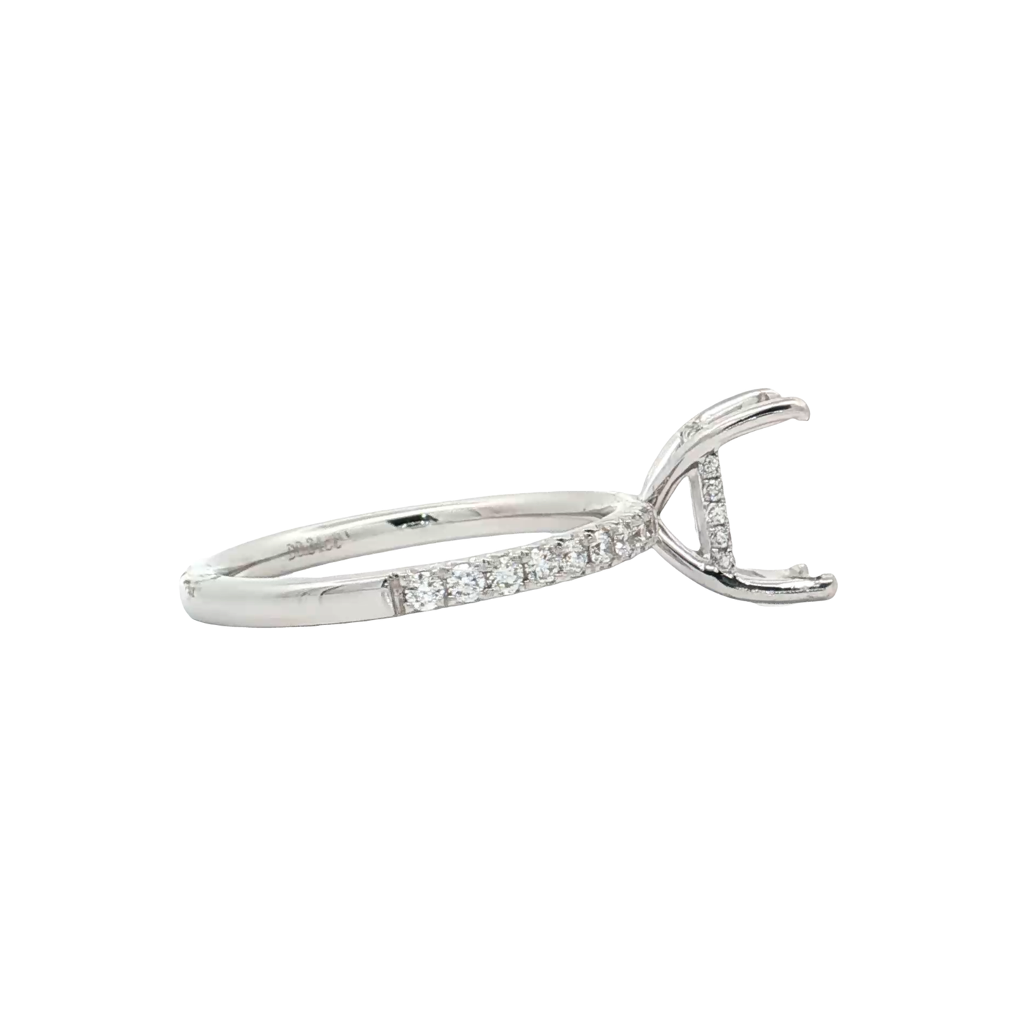 White Gold Diamond Bridal Setting