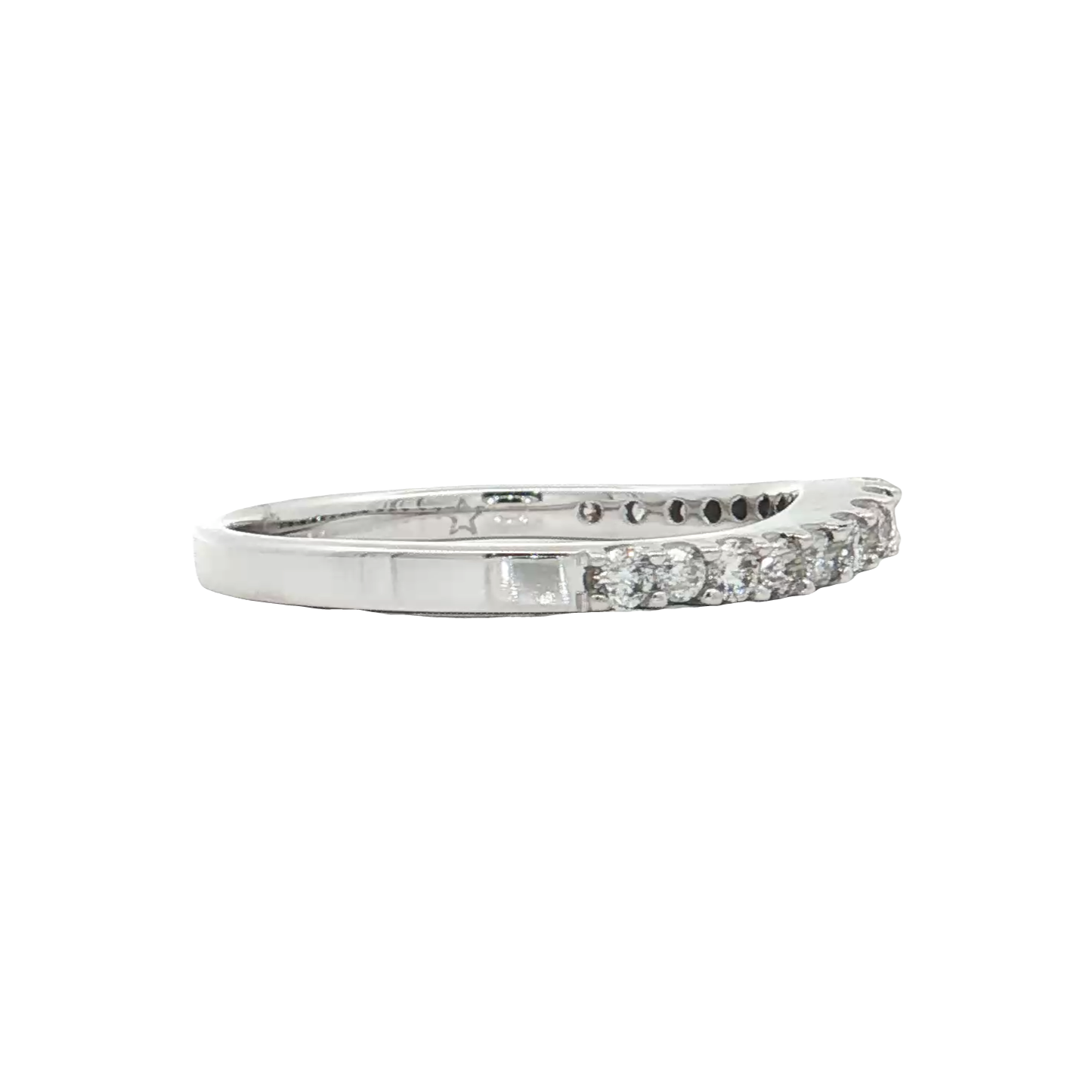 White Gold Diamond Wedding Band