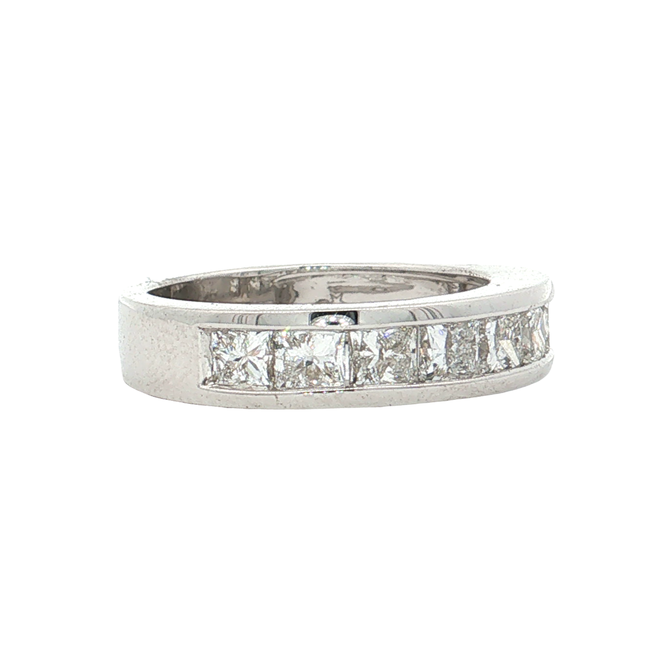 White Gold Lab-Diamond Band