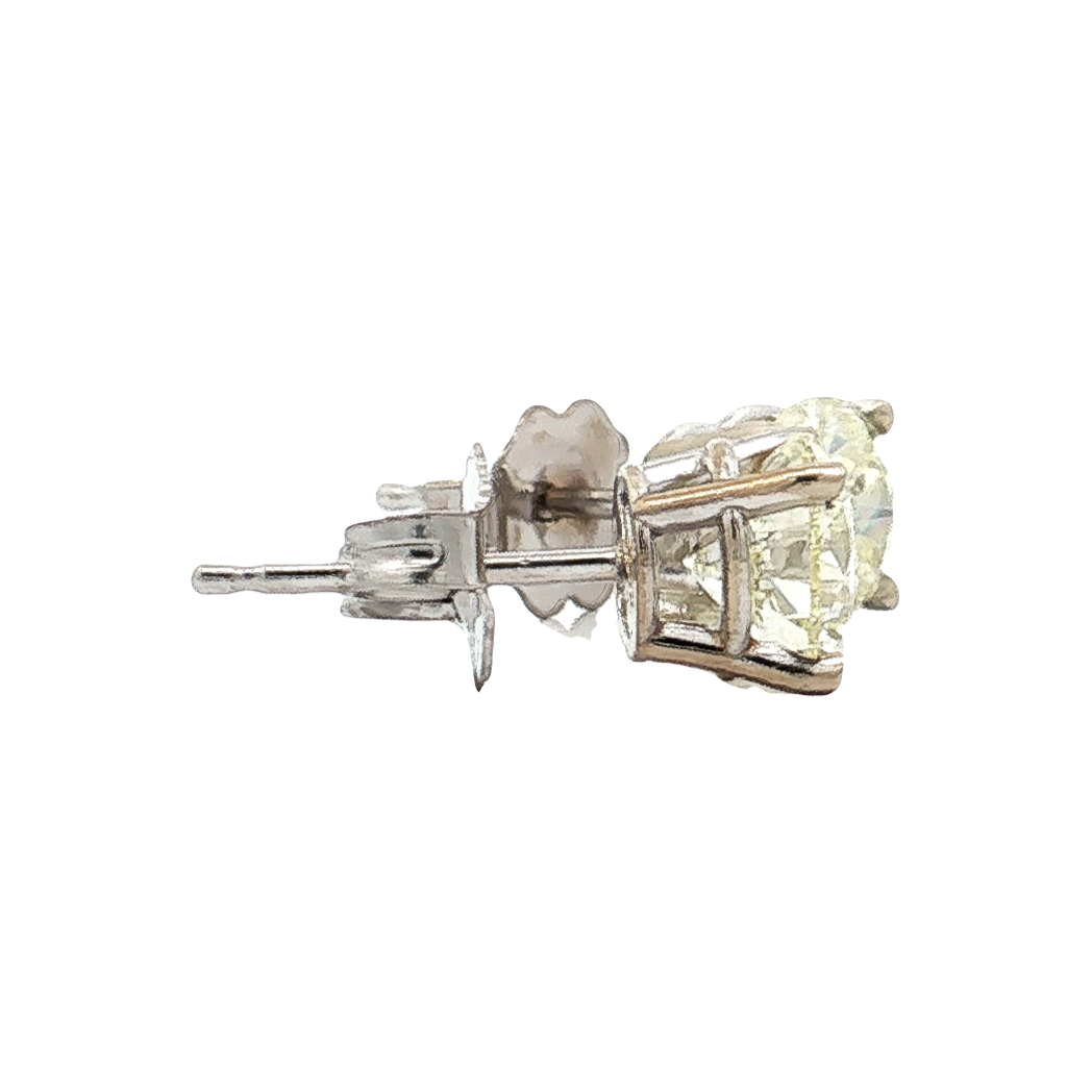 White Gold Diamond Studs