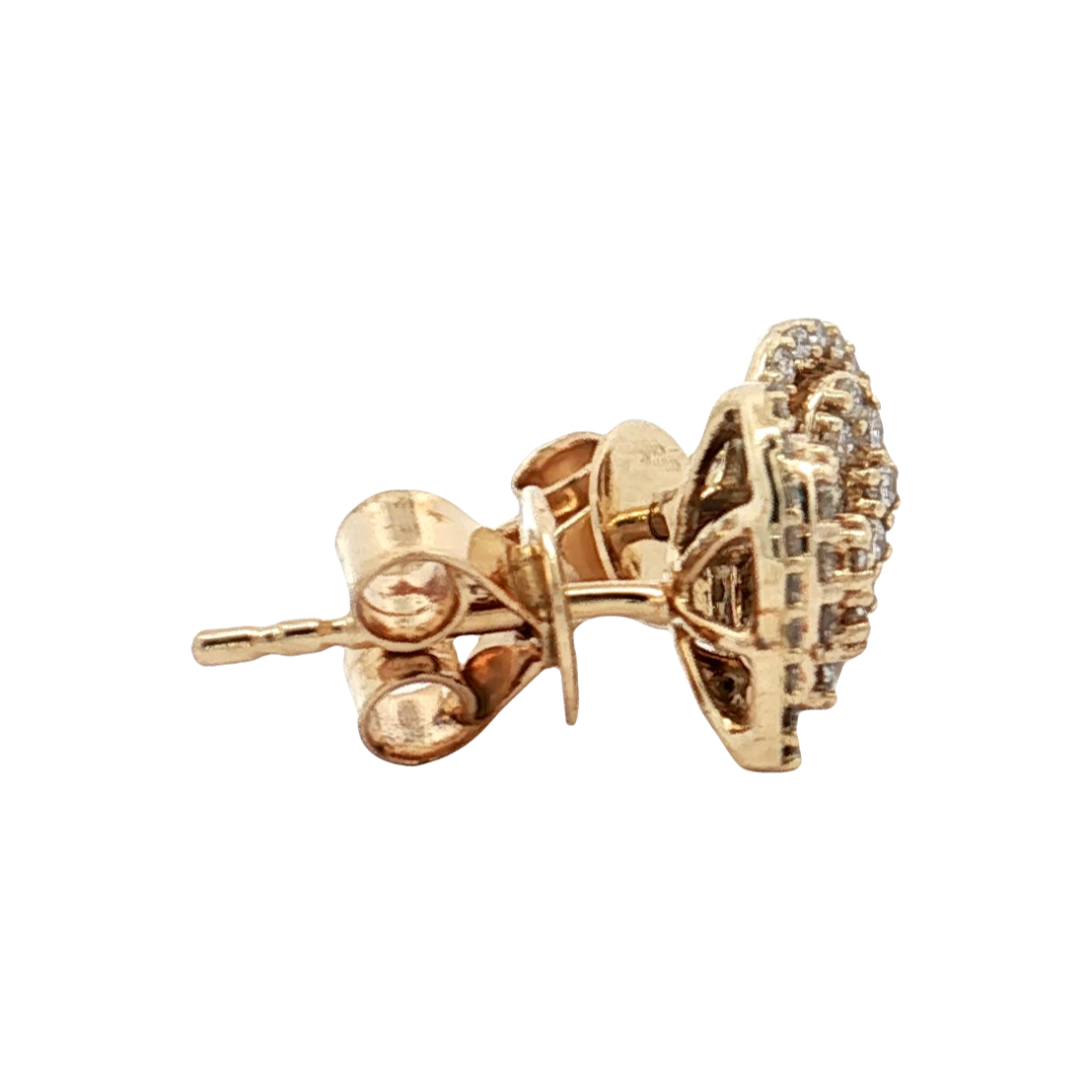 Yellow Gold Diamond Studs