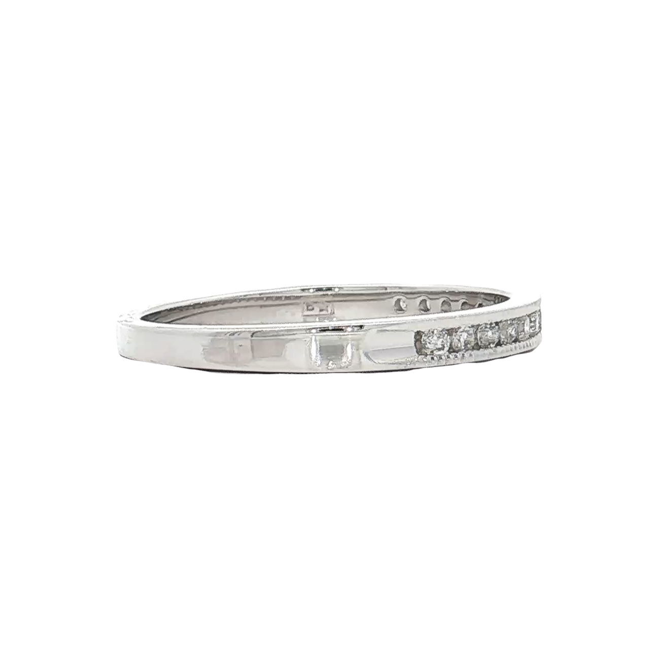 White Gold Diamond Wedding Band