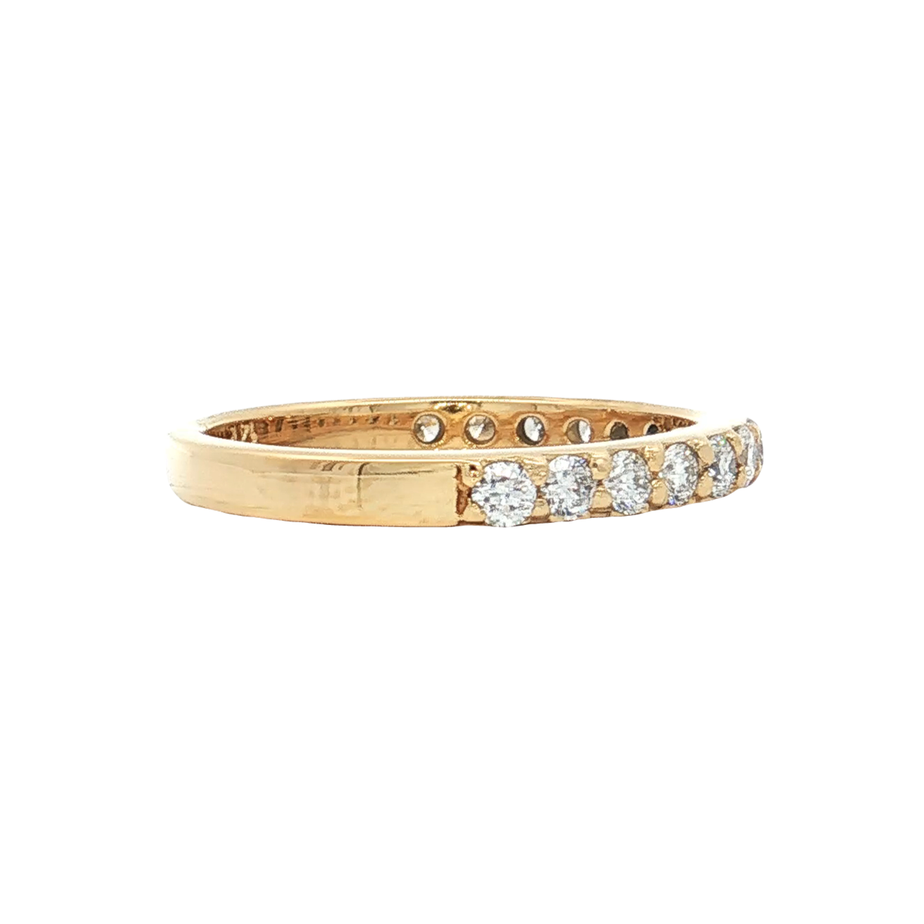Yellow Gold Diamond Wedding Band