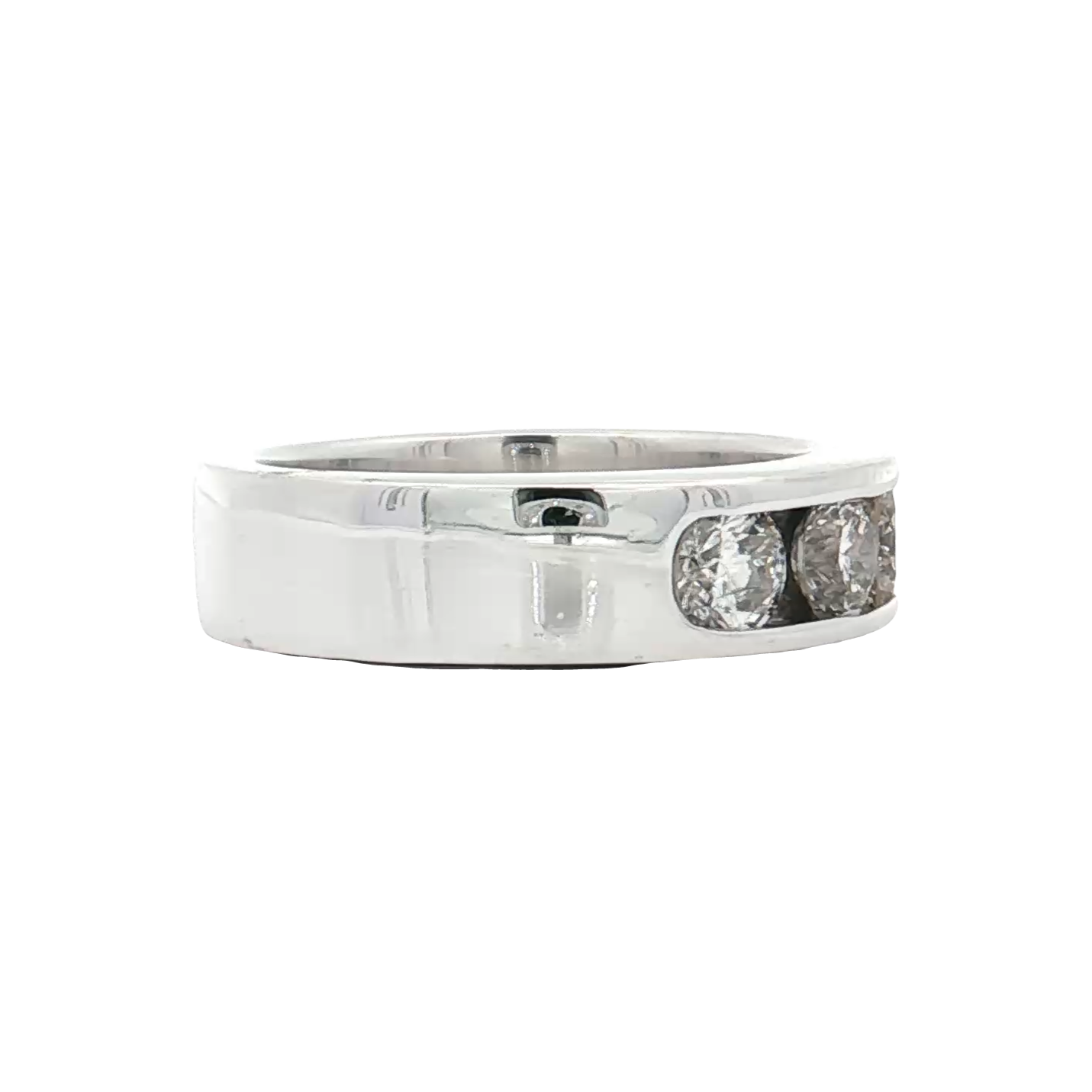 White Gold Diamond Wedding Band