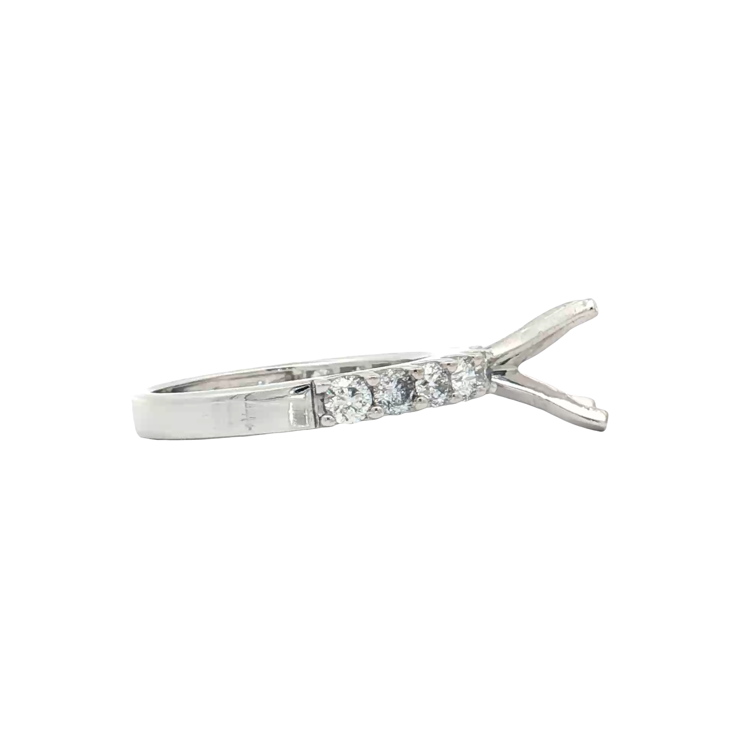 White Gold Diamond Bridal Setting