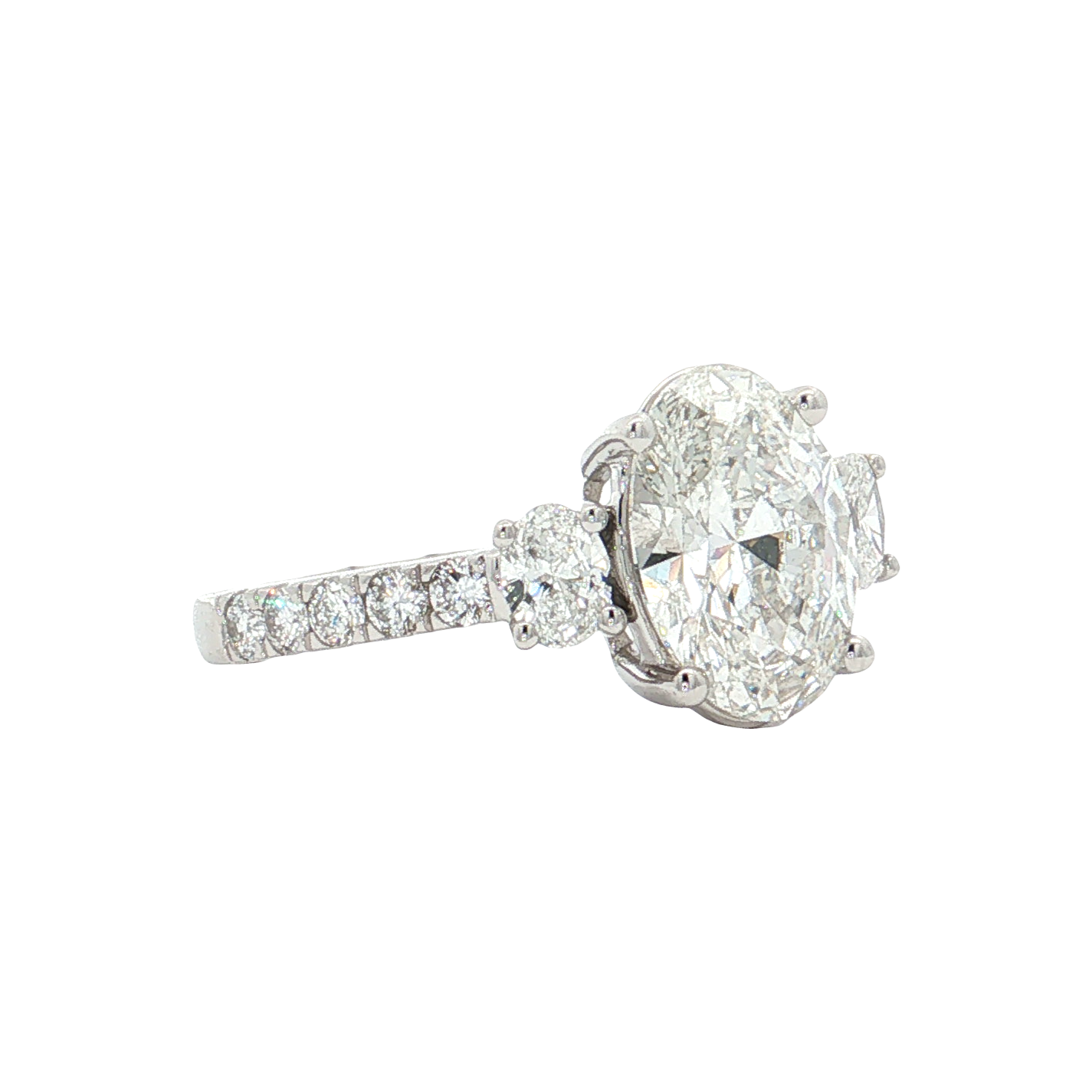 White Gold Lab-Diamond Ring