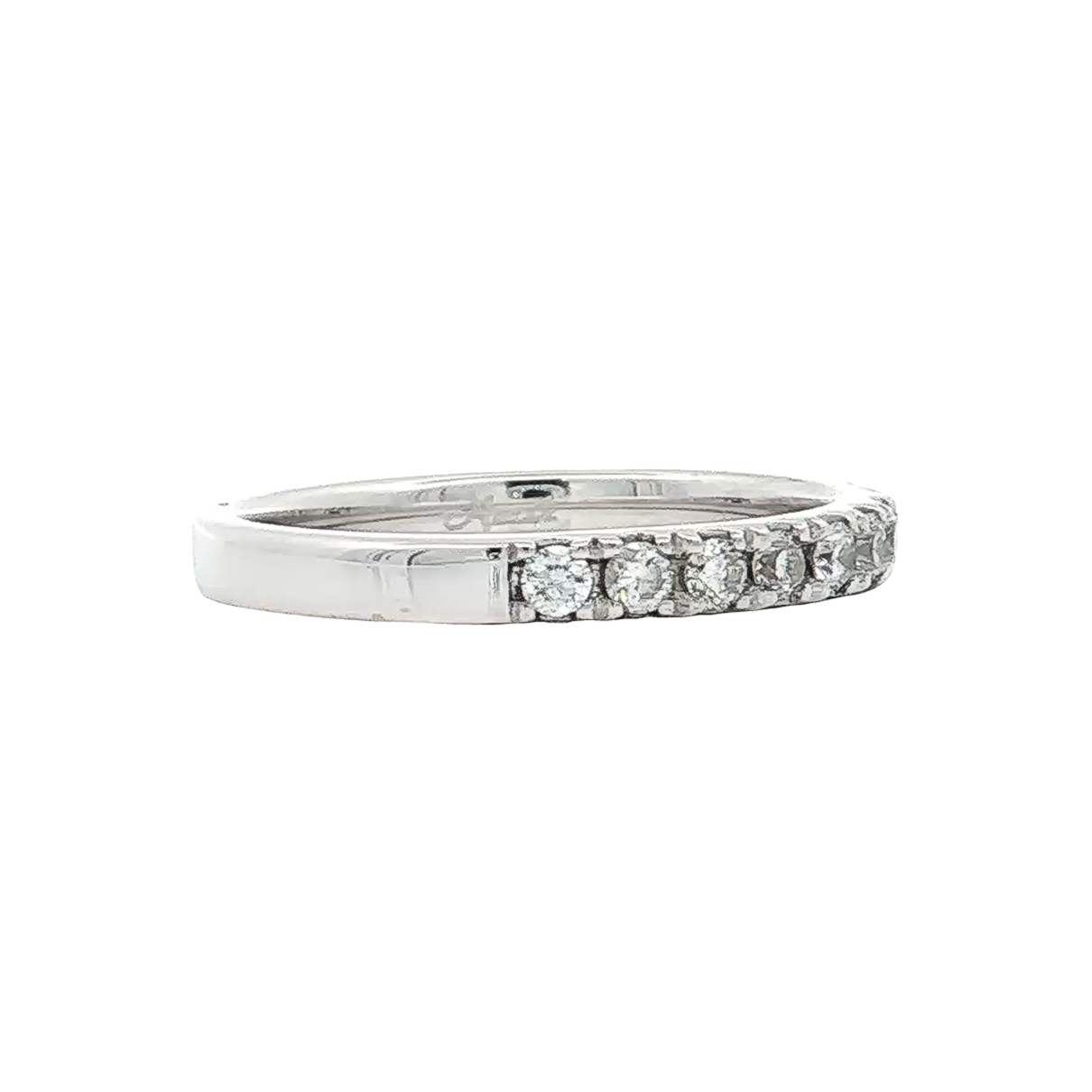 White Gold Diamond Wedding Band