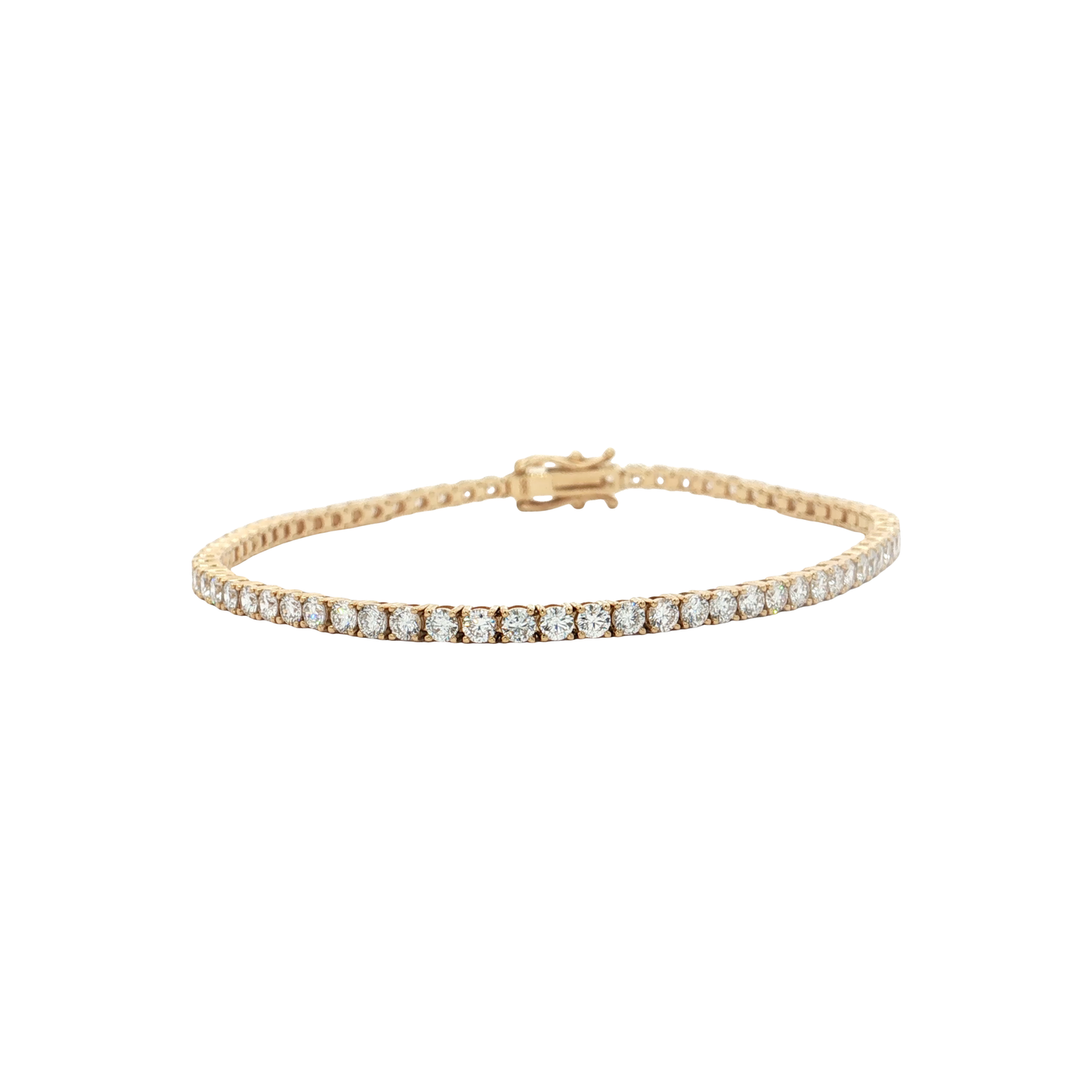 Lab-Grownd Diamond Tennis Bracelet