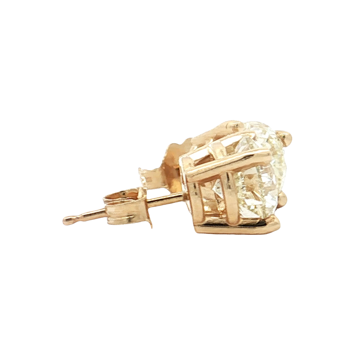 Yellow Gold Diamond Studs