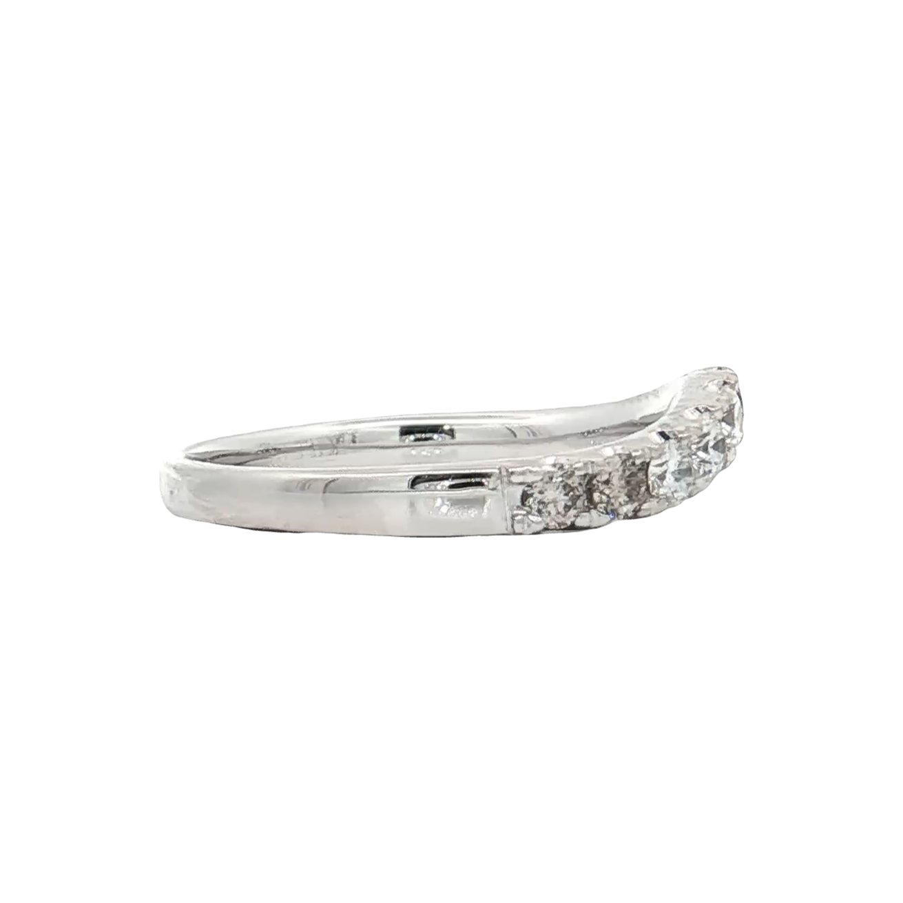 White Gold Diamond Wedding Band