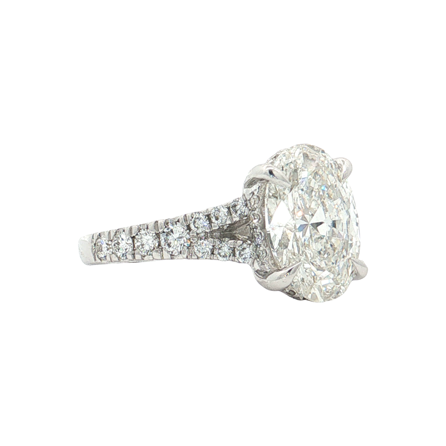 White Gold Lab-Diamond Ring