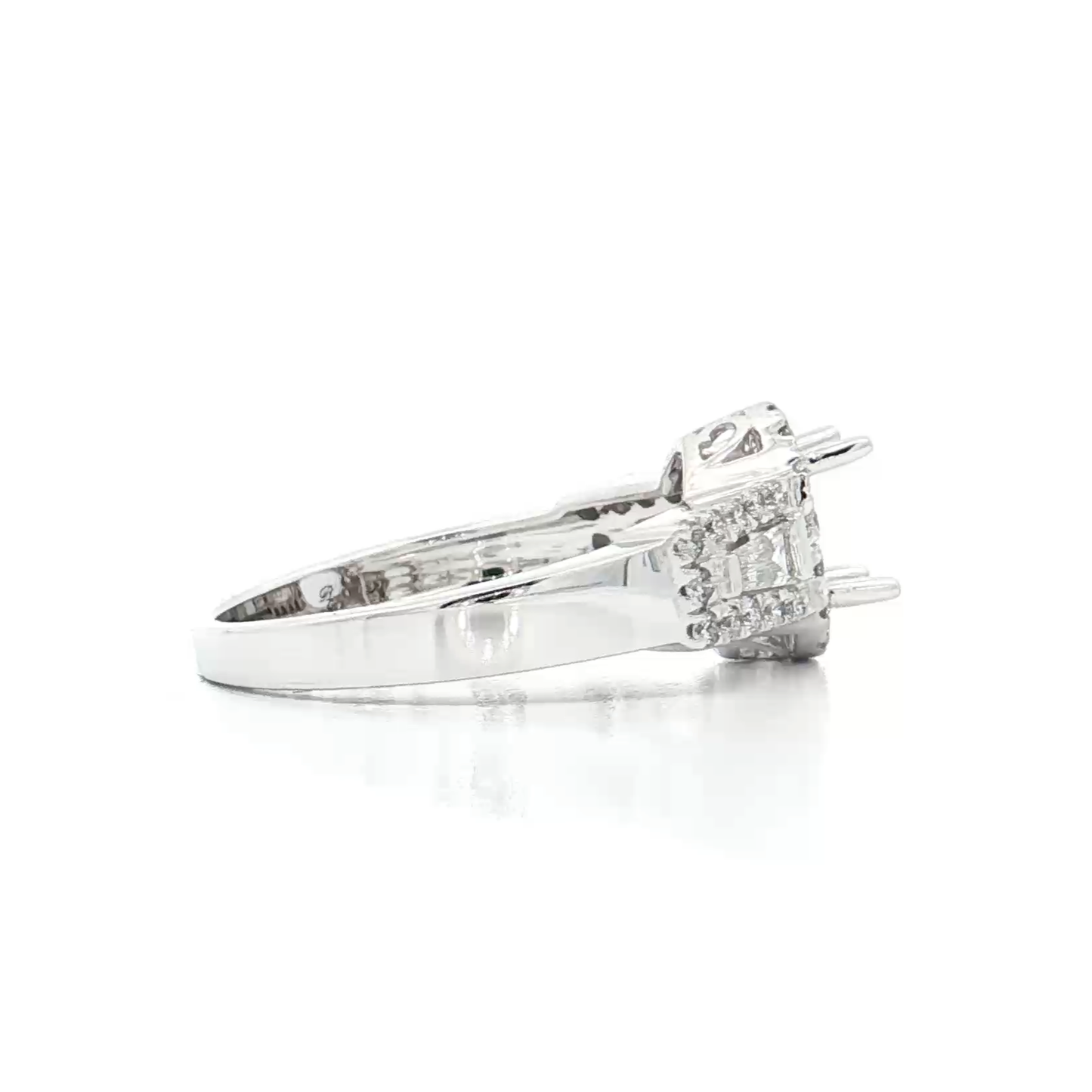 White Gold Diamond Bridal Setting