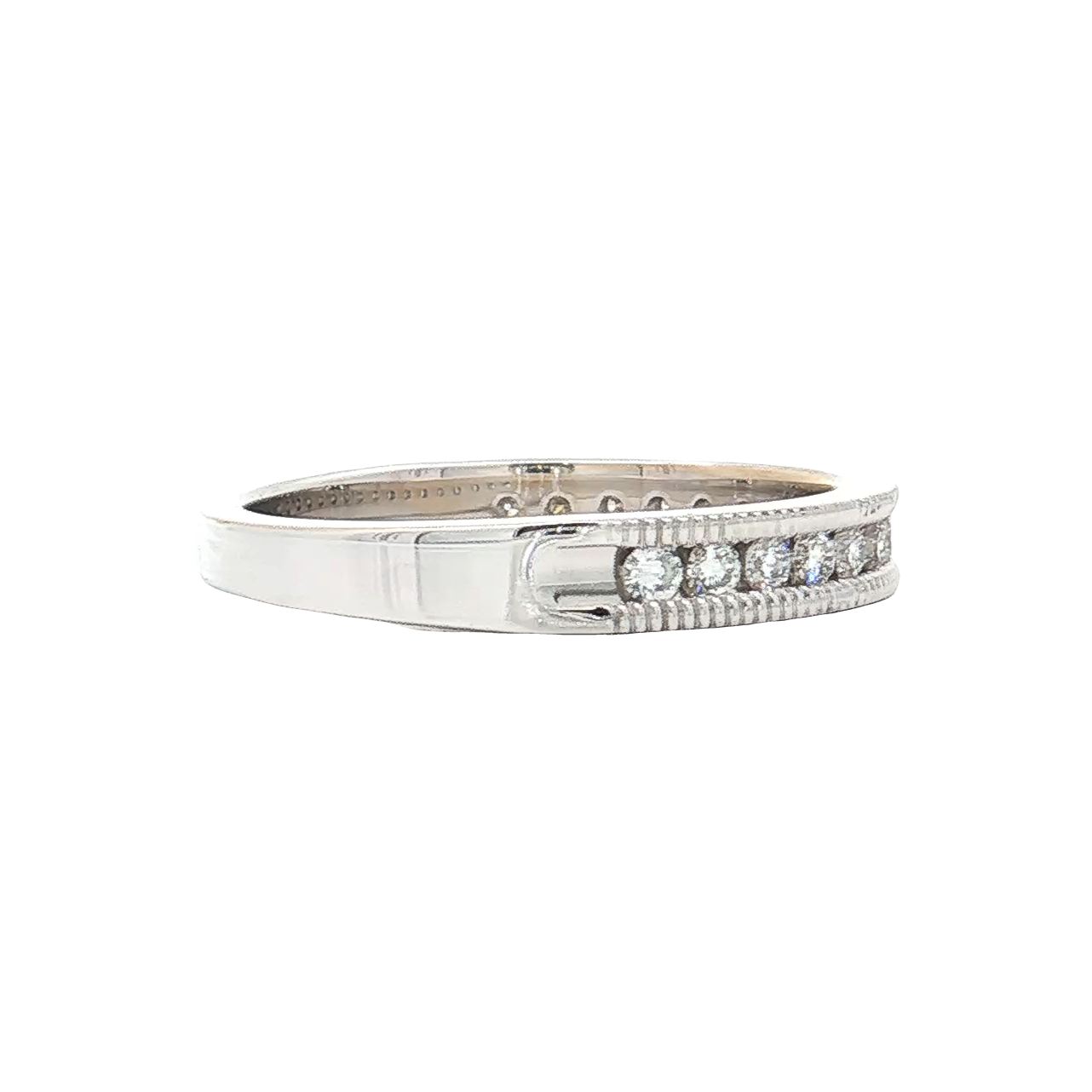 White Gold Diamond Wedding Band