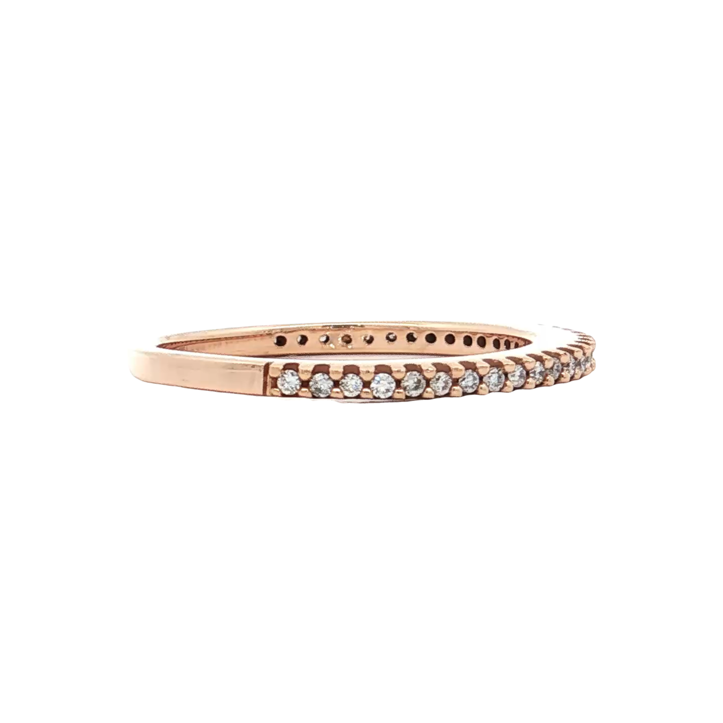 Rose Gold Diamond Wedding Band